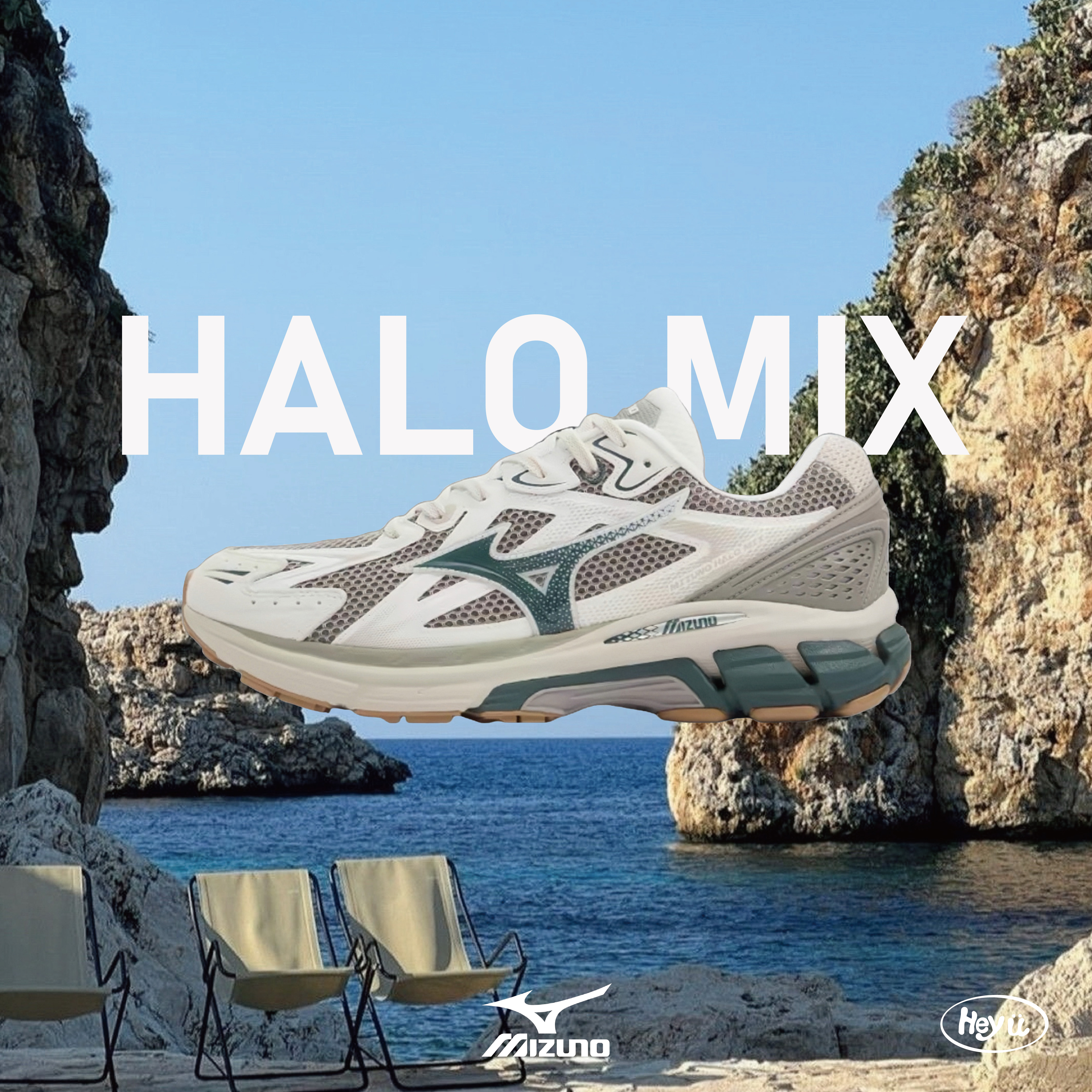 Mizuno Halo Mix (香檳白)