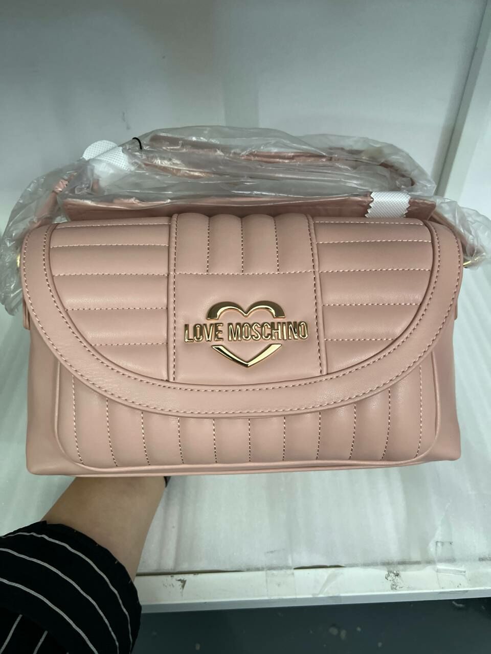 [S] LOVE MOSCHINO JC4067PP1CLA1600 BORSA QUILTED NAPPA PU,ROSA, 8051578587280 (SLM370)