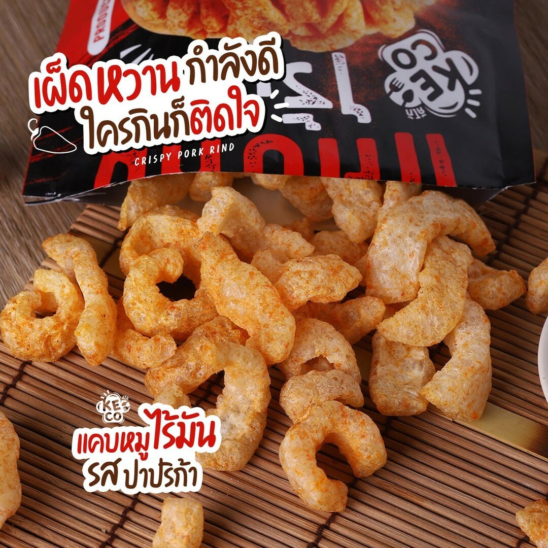 Keco 香脆豬皮紅椒味 20g