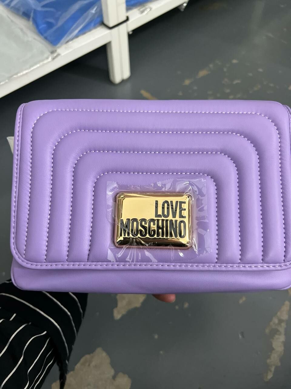 [S] LOVE MOSCHINO JC4332PP0GK2065A BORSA GOAT LEATHER,PURPLE, 8059965979434 (SLM373)