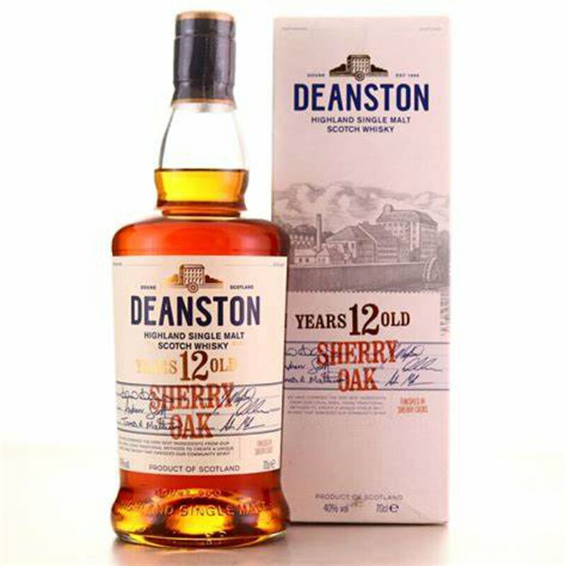 汀士頓12年雪莉桶單一純麥威士忌 Deanston 12 Years Sherry Oak Single Malt Whisky