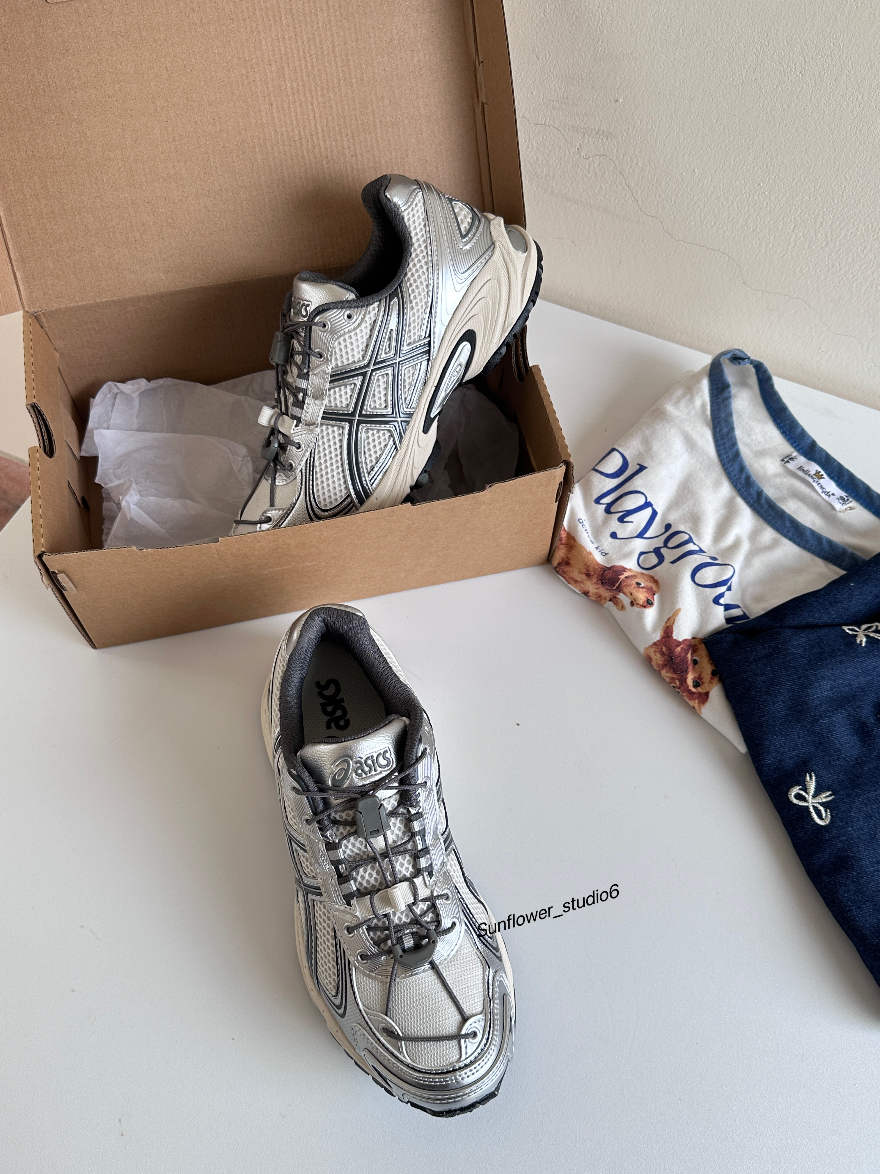 Asics Gel-Kahana TR V4 米白銀 Y2K 抽繩 復古 老爹鞋 登山鞋 1203A497-200/預購