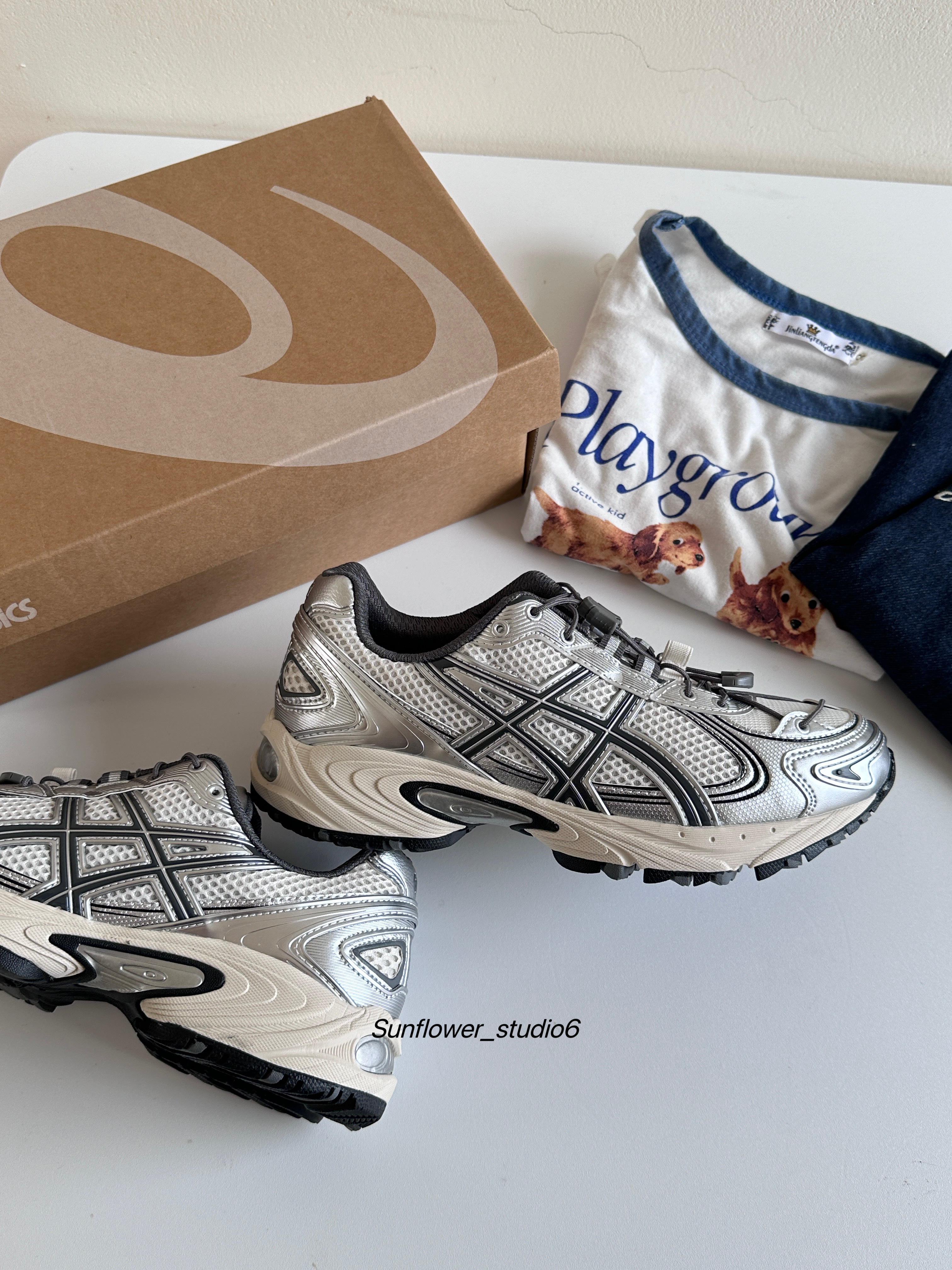 Asics Gel-Kahana TR V4 米白銀 Y2K 抽繩 復古 老爹鞋 登山鞋 1203A497-200/預購