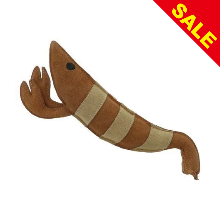 *特價* Petio 牛皮耐咬硬身-木天蓼踢踢玩具(龍蝦)