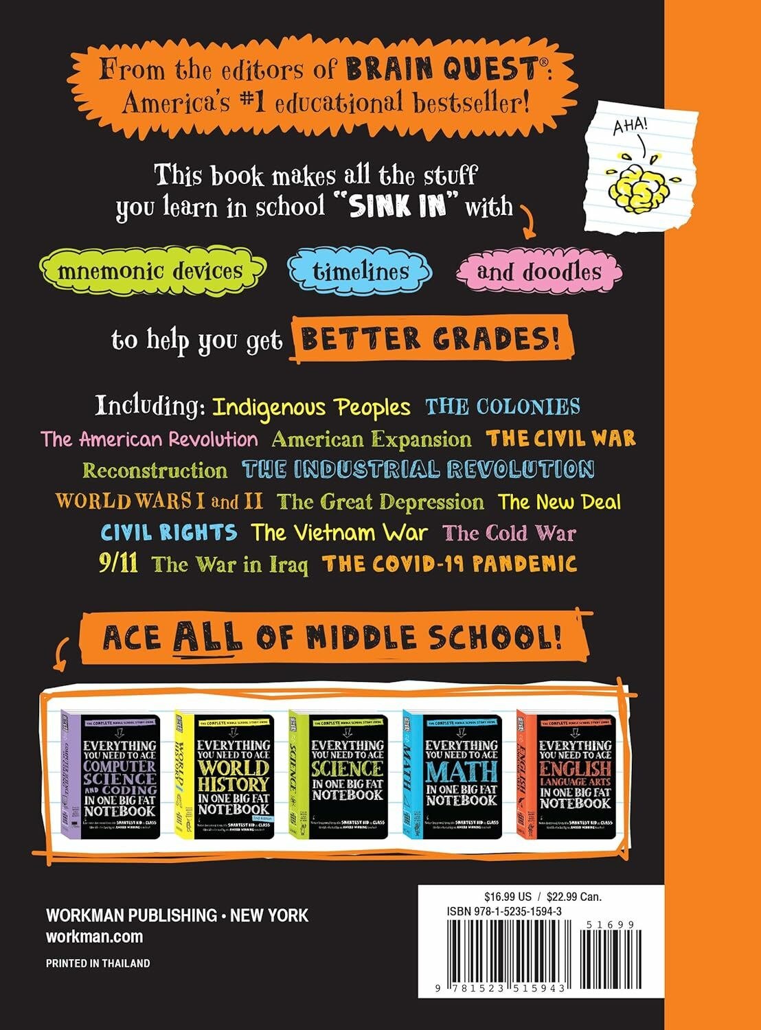 Everything You Need to Ace American History in One Big Fat Notebook