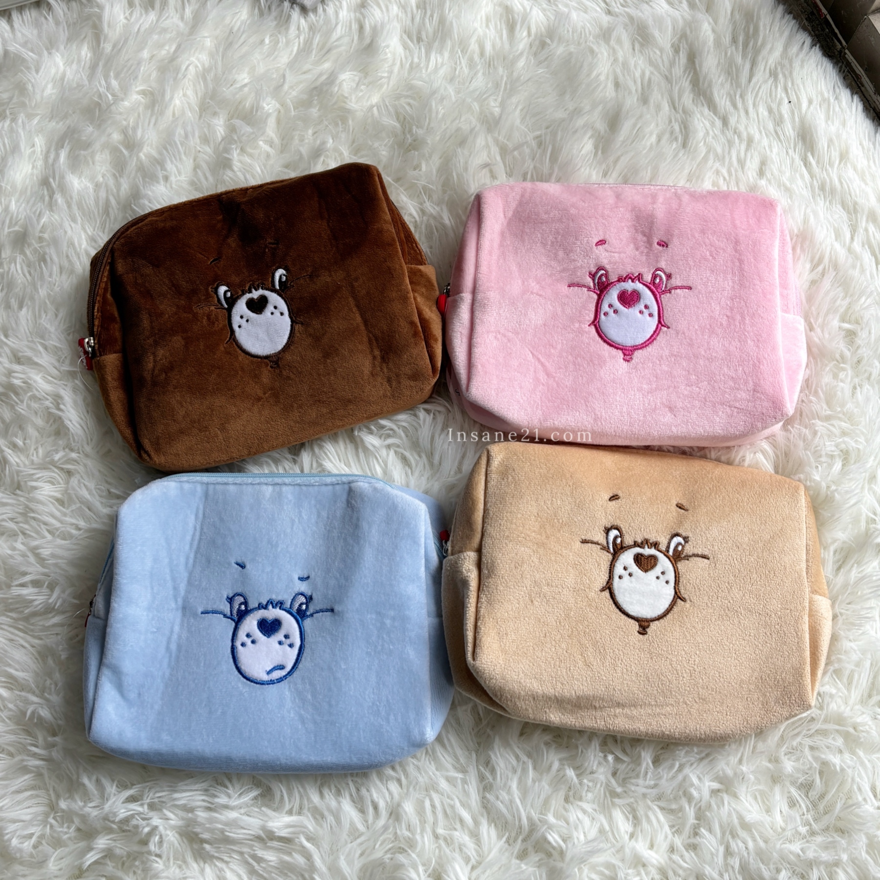 CARE BEARS 彩虹熊 化妝包 收納包 洗漱包 大 代購