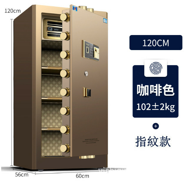 Hot-recommended wallet expert [Tiger Card Wan] Type 120 - Fingerprint Style - Brown