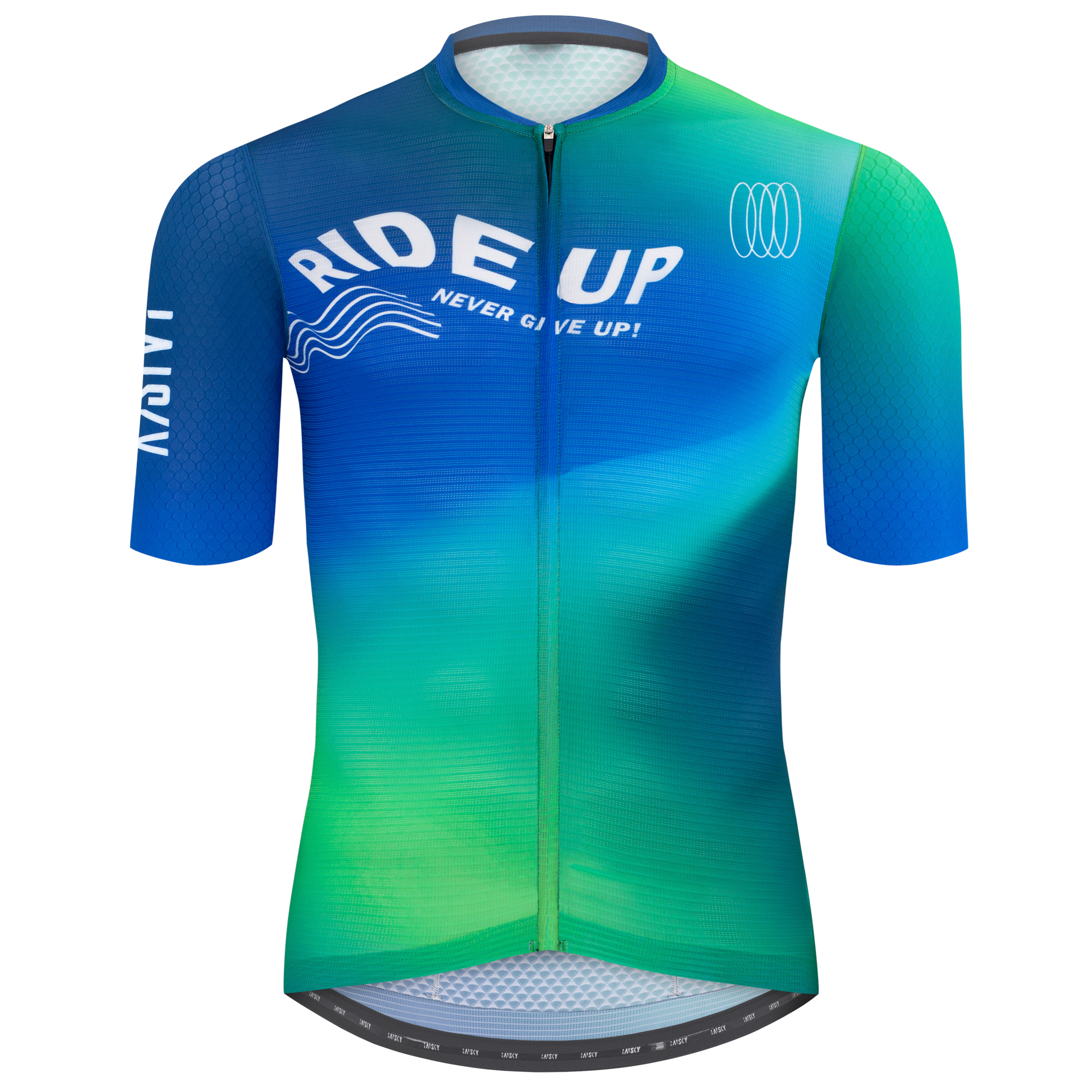 男款空力短車衣 追風 綠