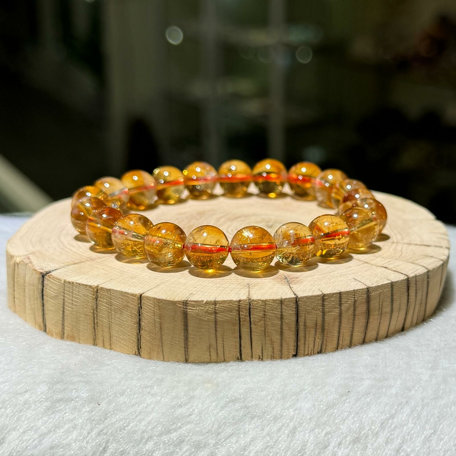 黃水晶手串 10 mm +/-