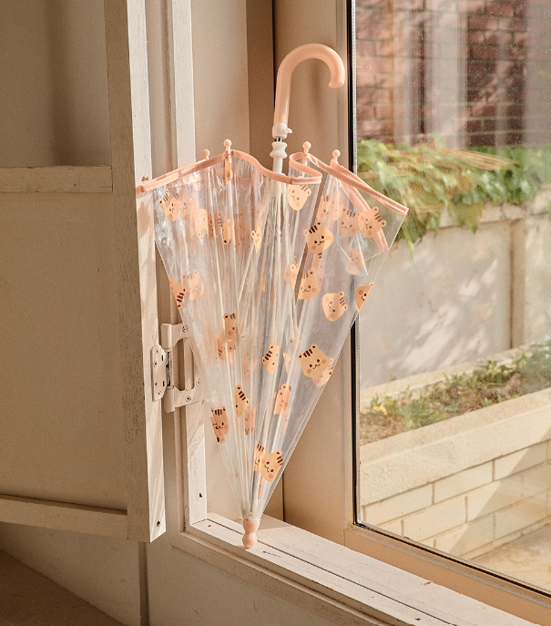 Dot to Dot 可愛松鼠透明雨傘