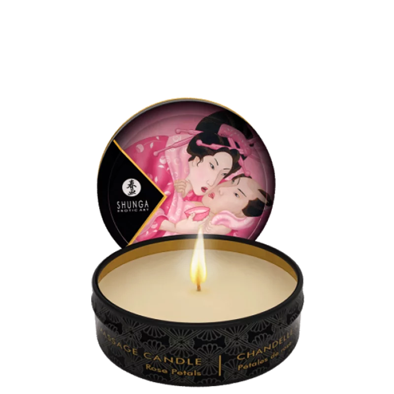 SHUNGA 按摩香薰蠟燭 催情玫瑰 30ml