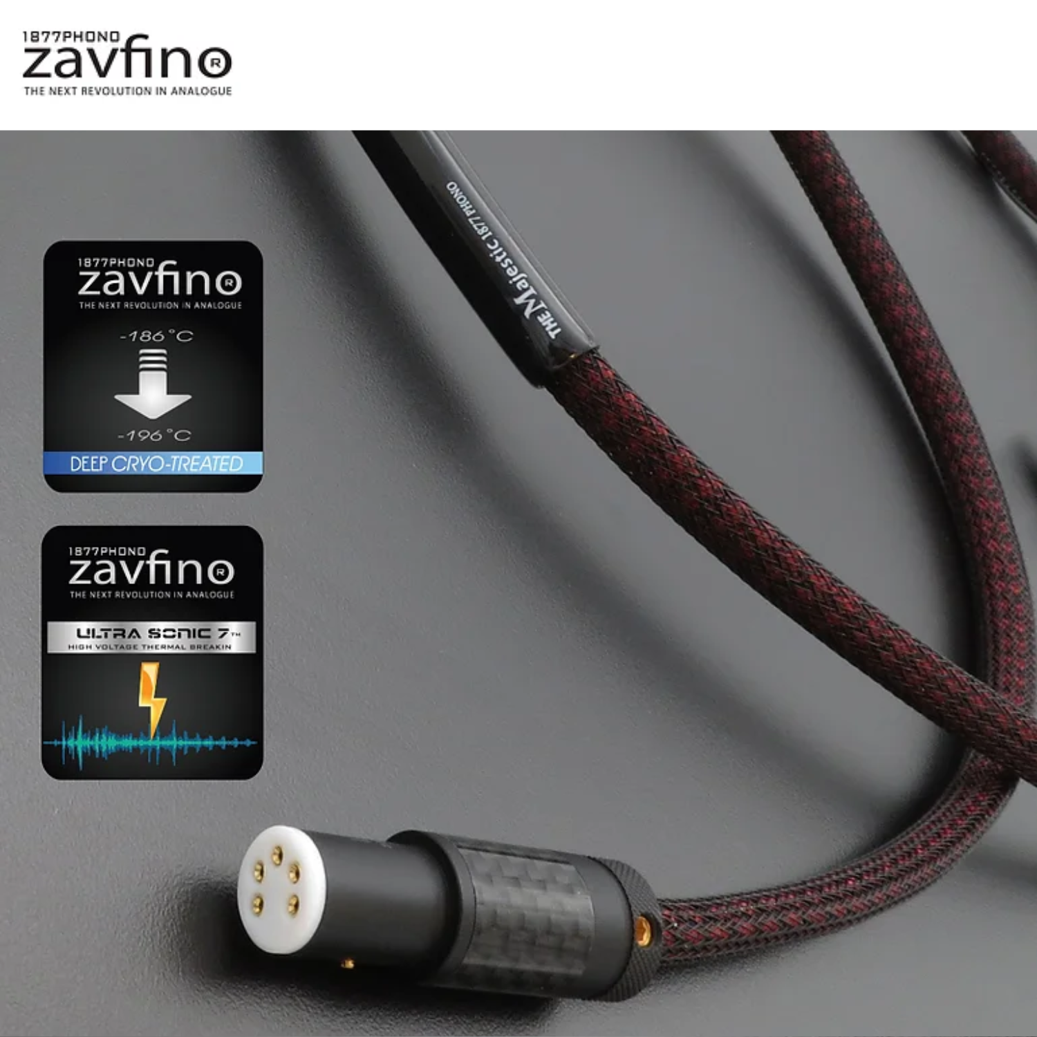 Zavfino Majestic MKII 唱臂訊號線 (1.5m)