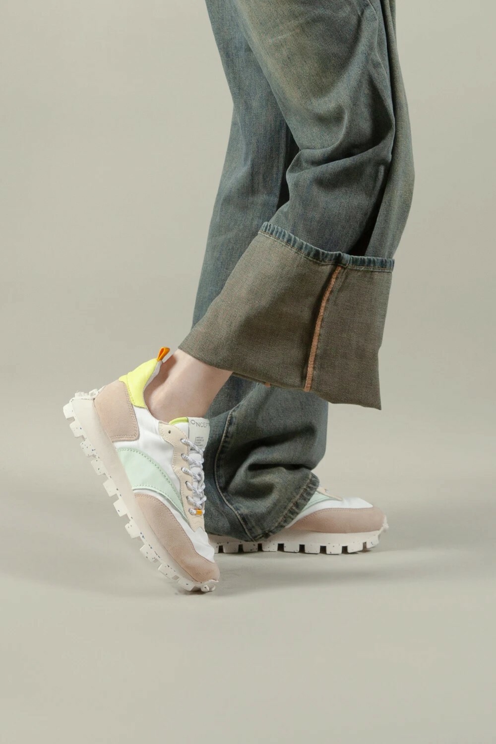 OSAKA 厚底拚色休閒鞋