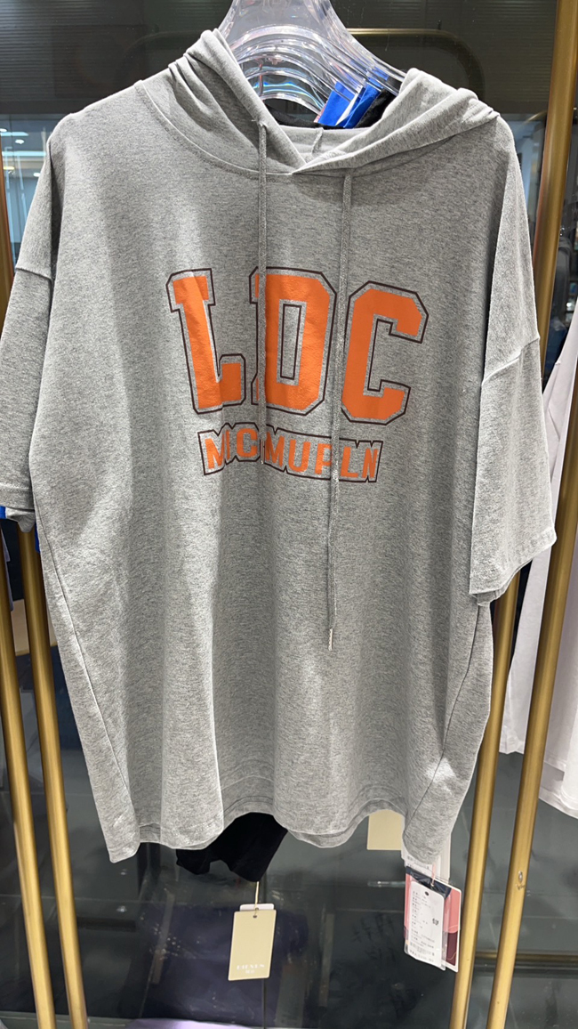 標語英文字連帽上衣-三色