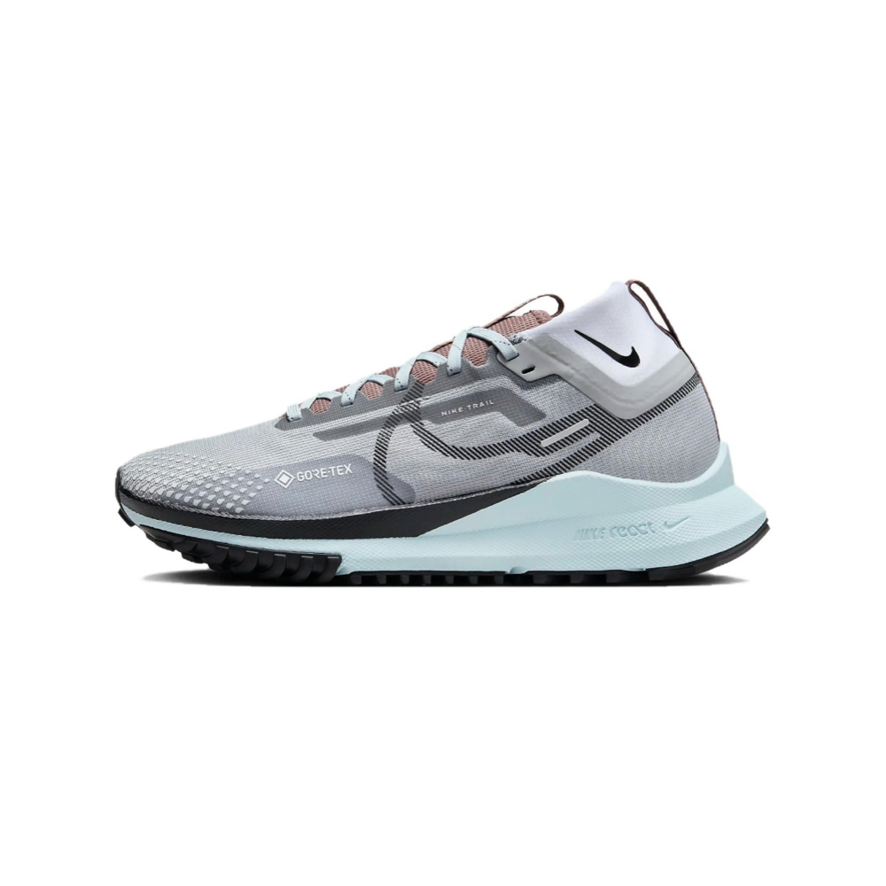 W Nike React Pegasus Trail 4 GTX 防水灰藍 DJ7929-005