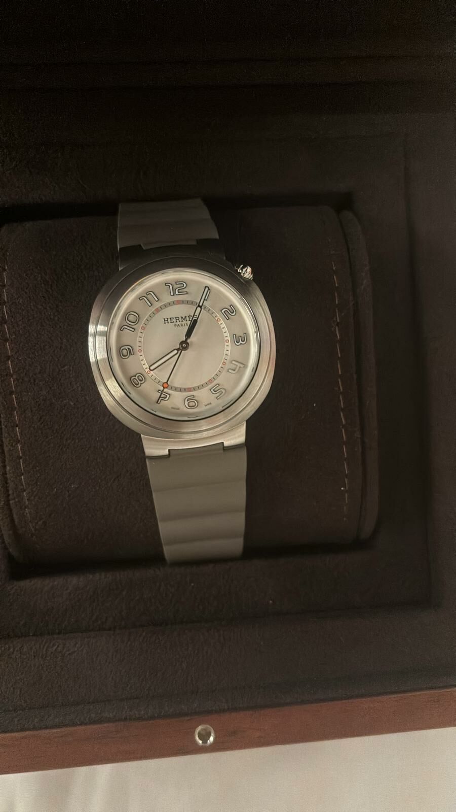H cut watch 36MM with 18 etoupe