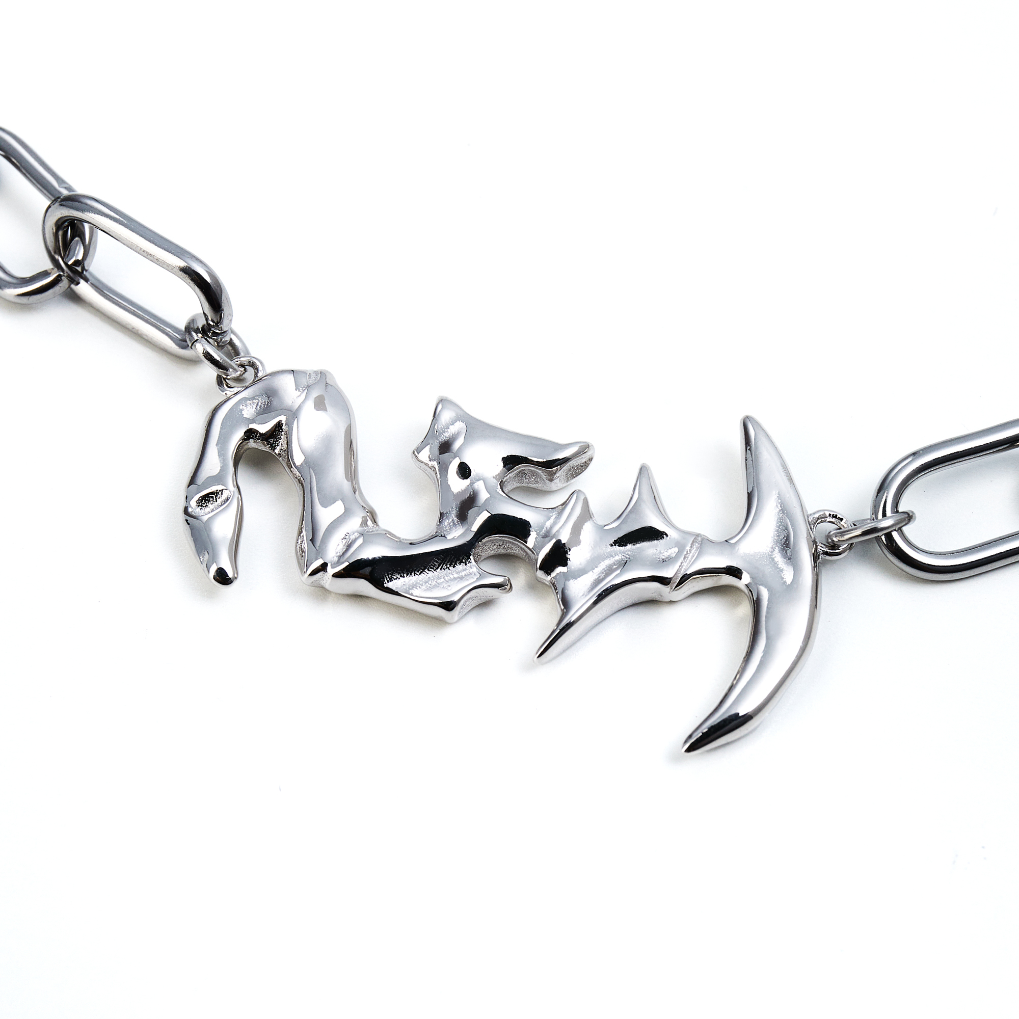 AES x Fe3c BONE SICKLE NECKLACE