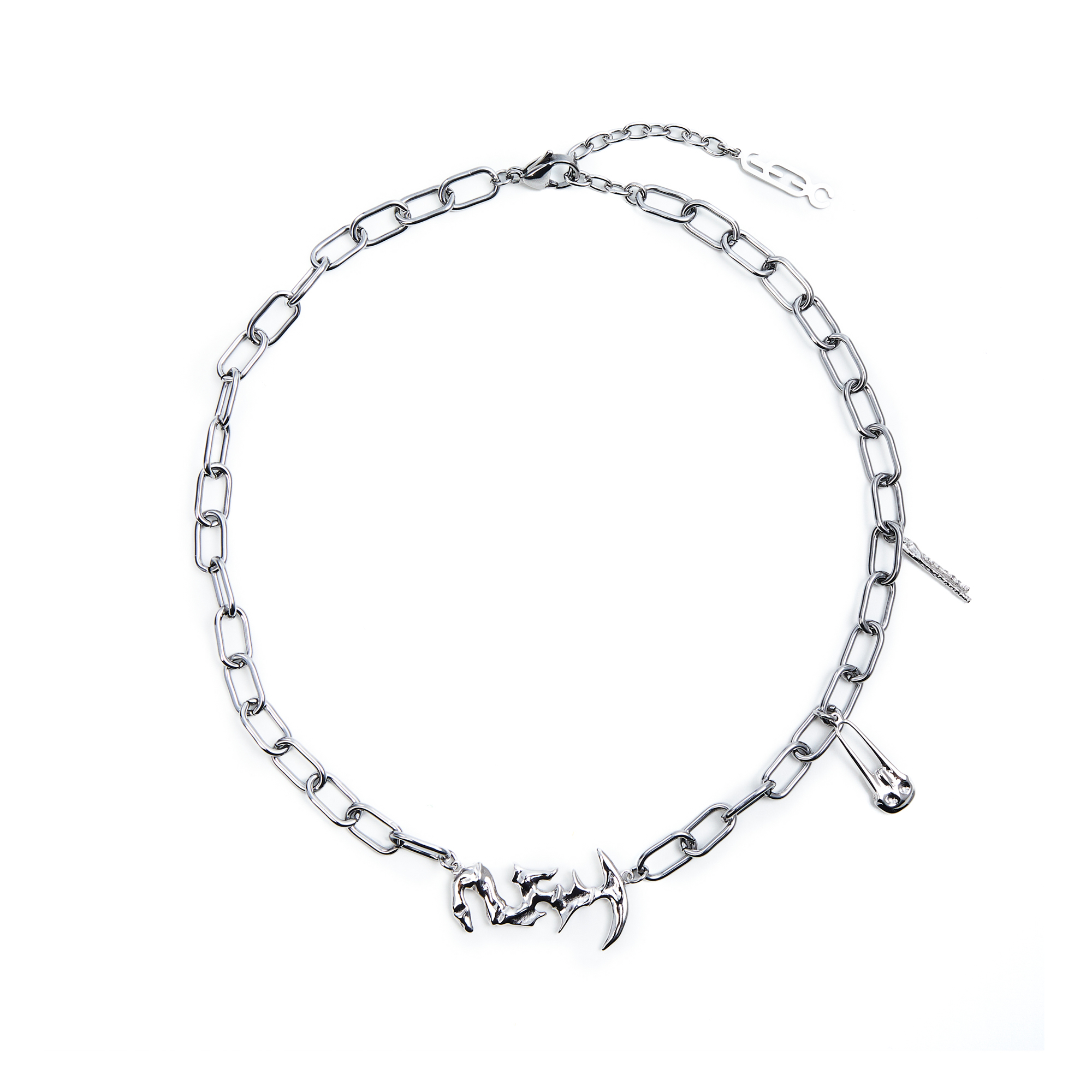 AES x Fe3c BONE SICKLE NECKLACE