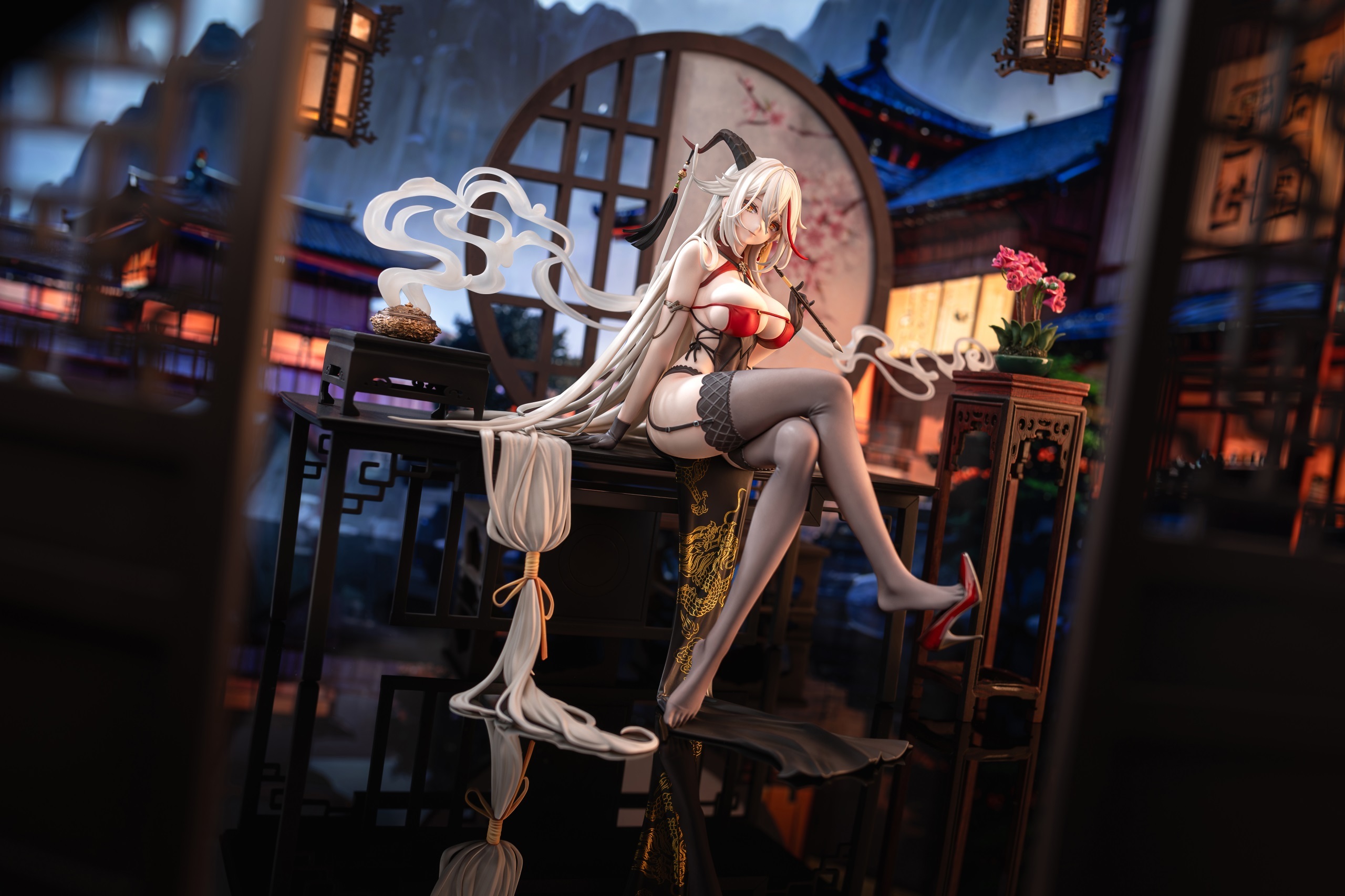 ANIGAME "AZUR LANE" AGIR GOLDEN DRAGON AMONG AUSPICIOUS CLOUDS VER. 1/6 SCALE FIGURE