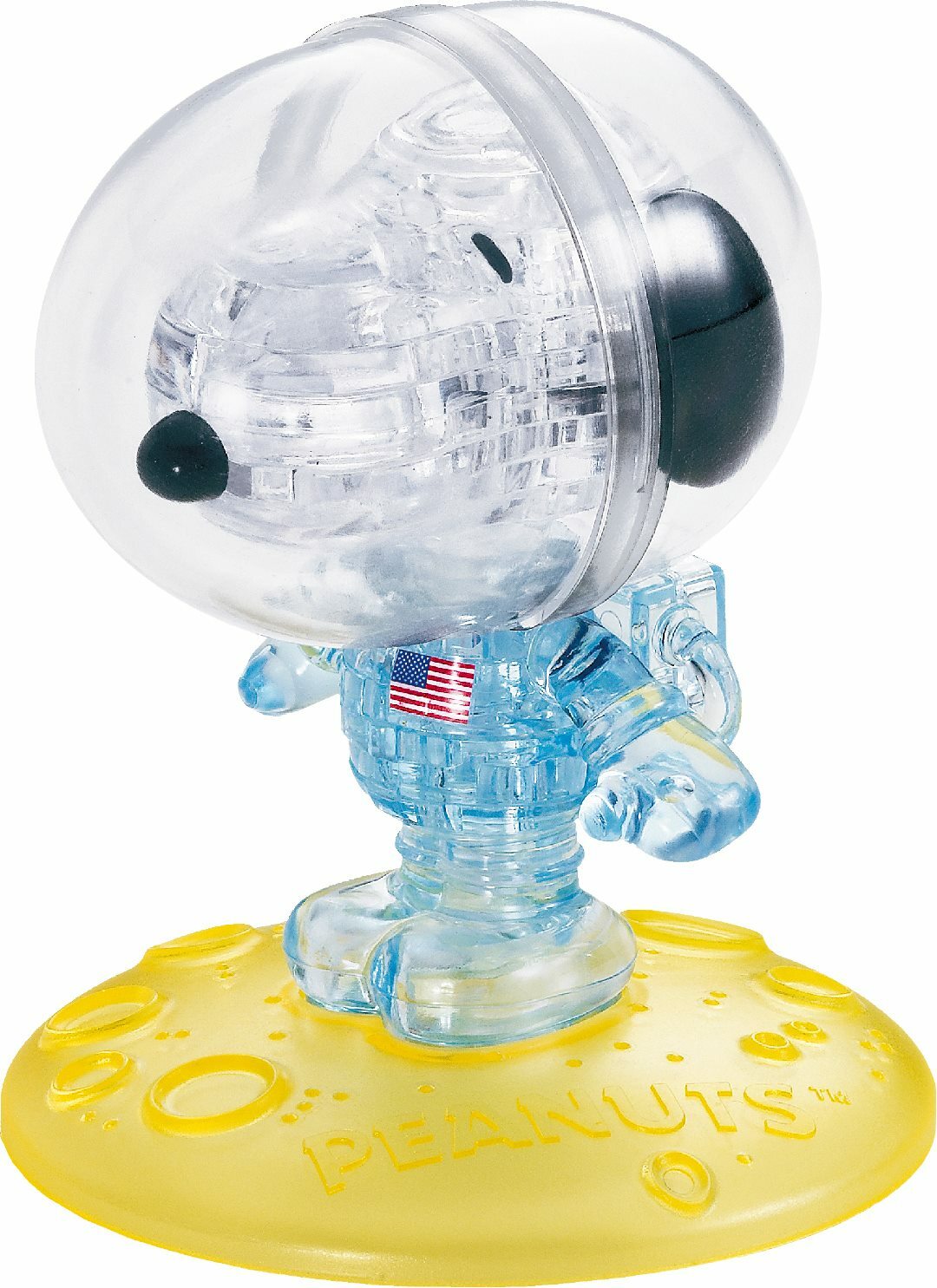 史努比-太空人 (立體水晶)