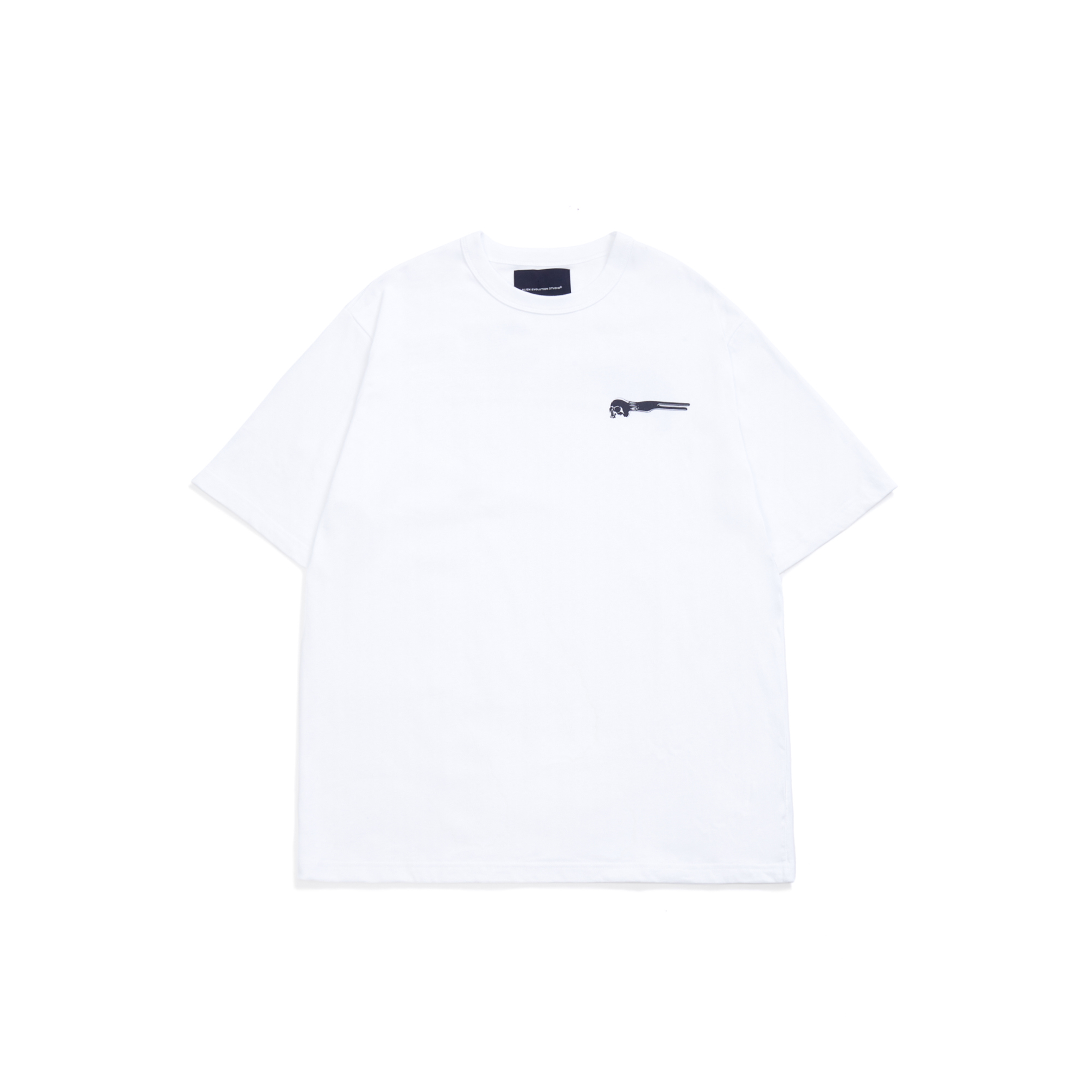 AES x Fe3c SKULL & F STRIPPED TEE