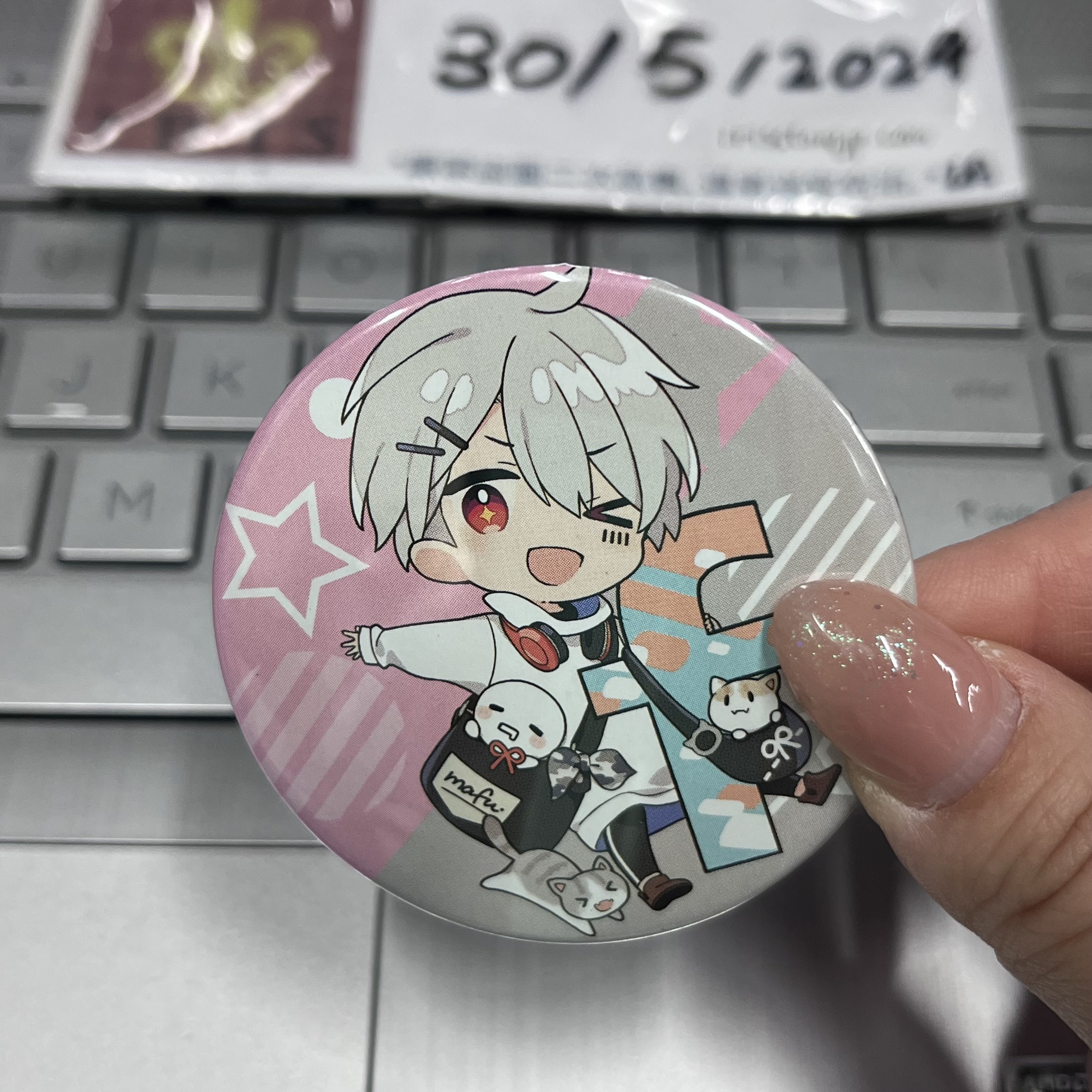 唱見 mafumafu 襟章 f