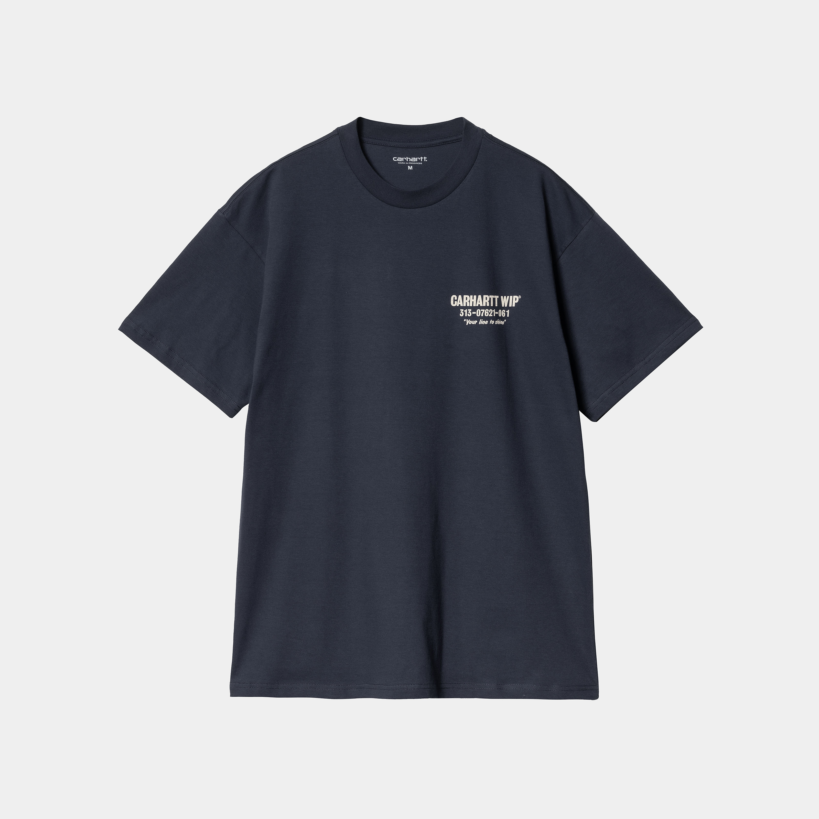 -(E5a05)-CARHARTT WIP LESS TROUBLES T 深藍色-I033187