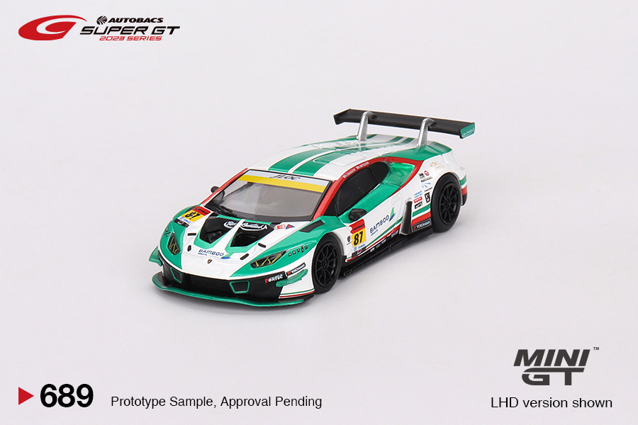 Mini GT 1/64 林寶堅尼 Lamborghini Huracán GT3 EVO #87 "Bamboo Airways Lamborghini GT3" JLOC 2023 SUPER GT SERIES&nbsp; / SUPER GT Blister Packaging