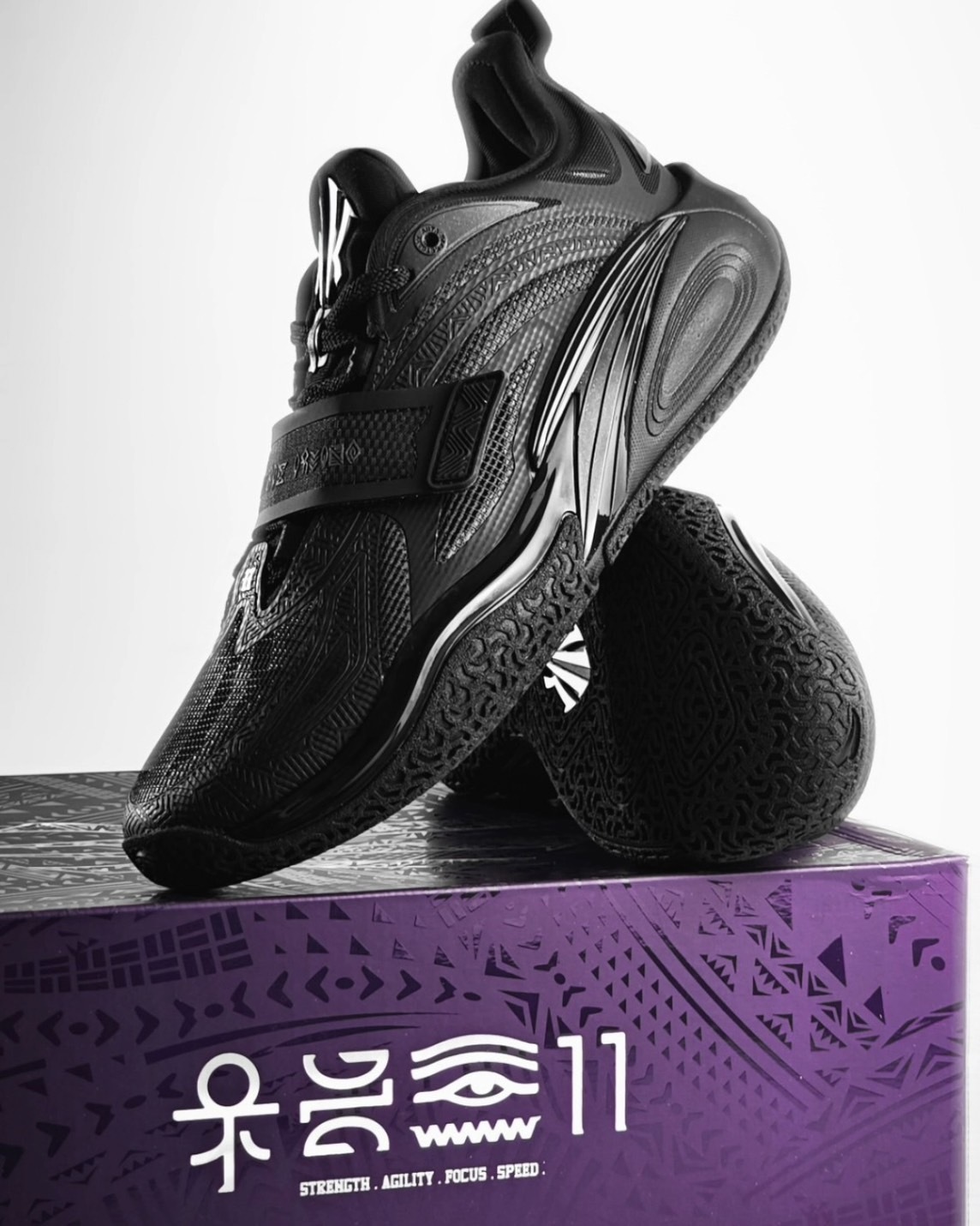 <海外限定>ANTA KAI 1 Black Knight 黑武士 全黑 實戰籃球鞋 安踏 歐文1代 歐神仙