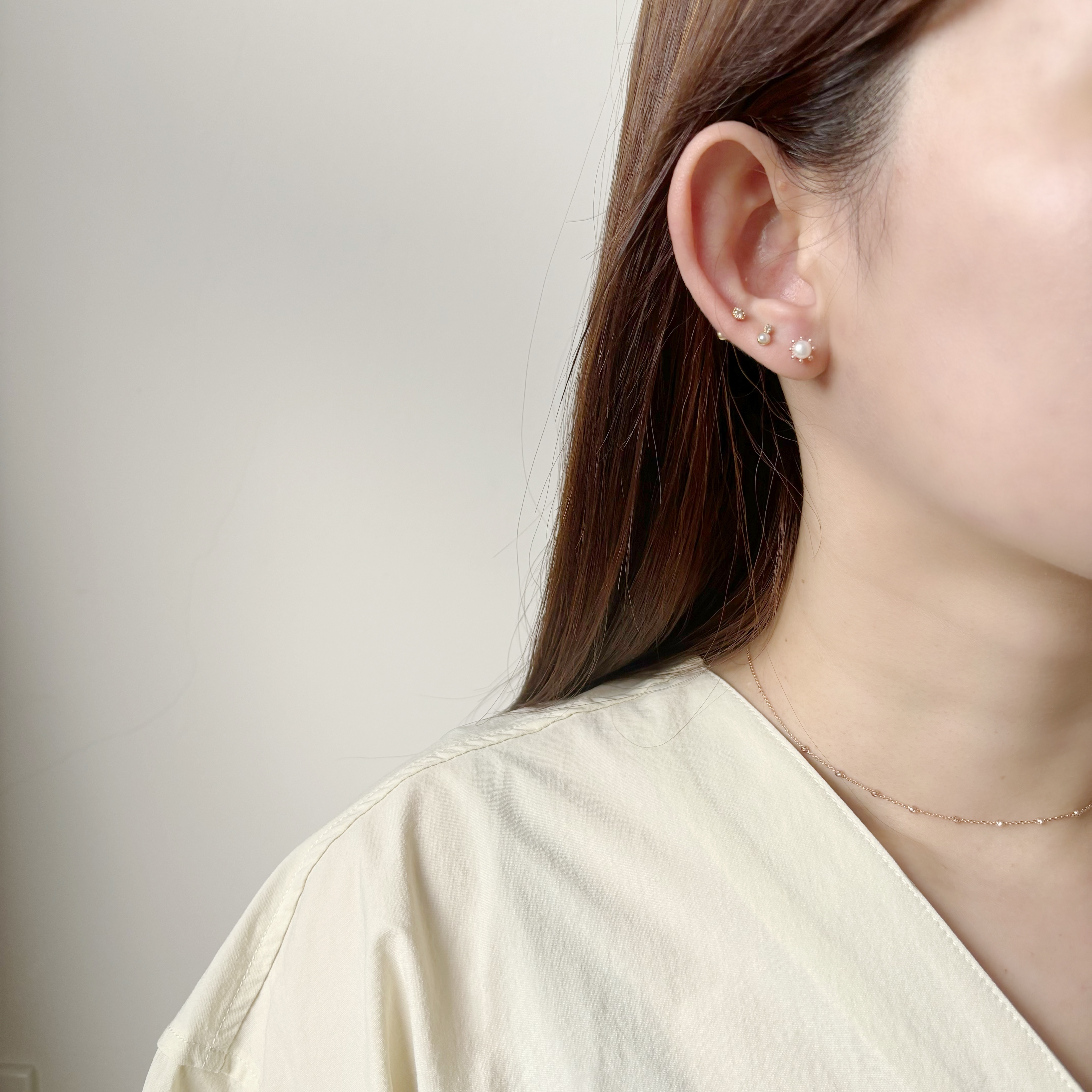 煙花珍珠轉珠耳環