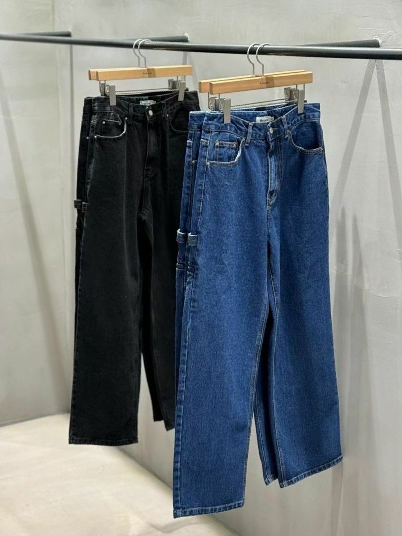 淨色鬆身牛仔褲 ANSWER-002J