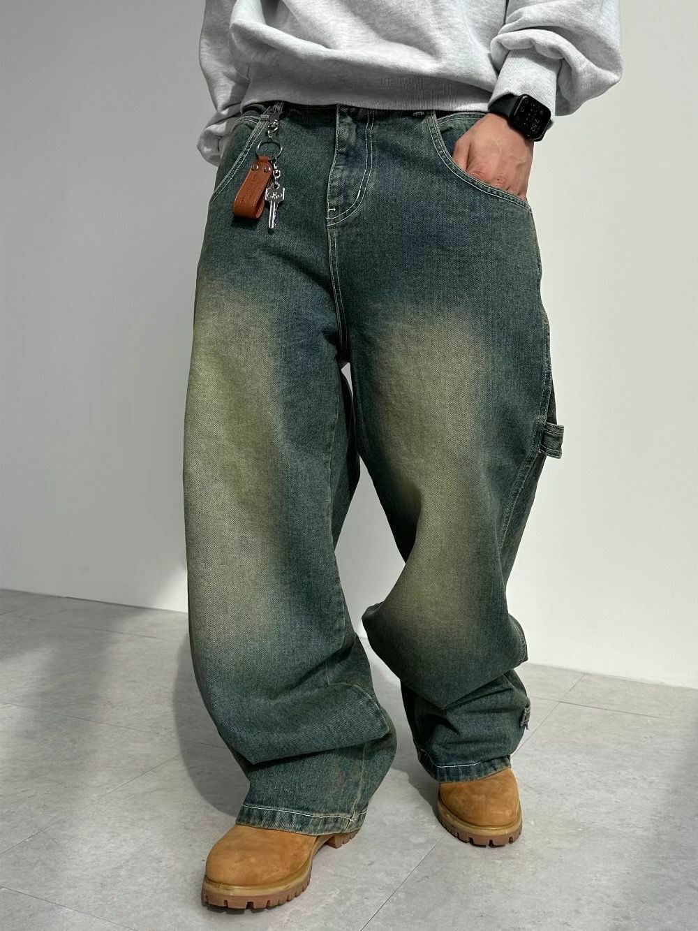 洗水鬆身牛仔褲 ANSWER-003J