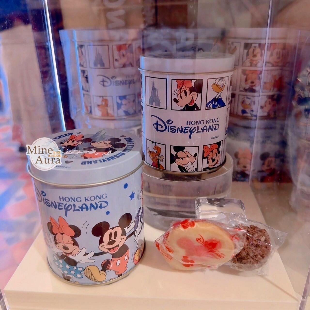 米奇 Mickey 好友集合 巧克力牛奶 曲奇餅乾 桶裝2入組 鐵盒 禮盒 -香港迪士尼樂園
