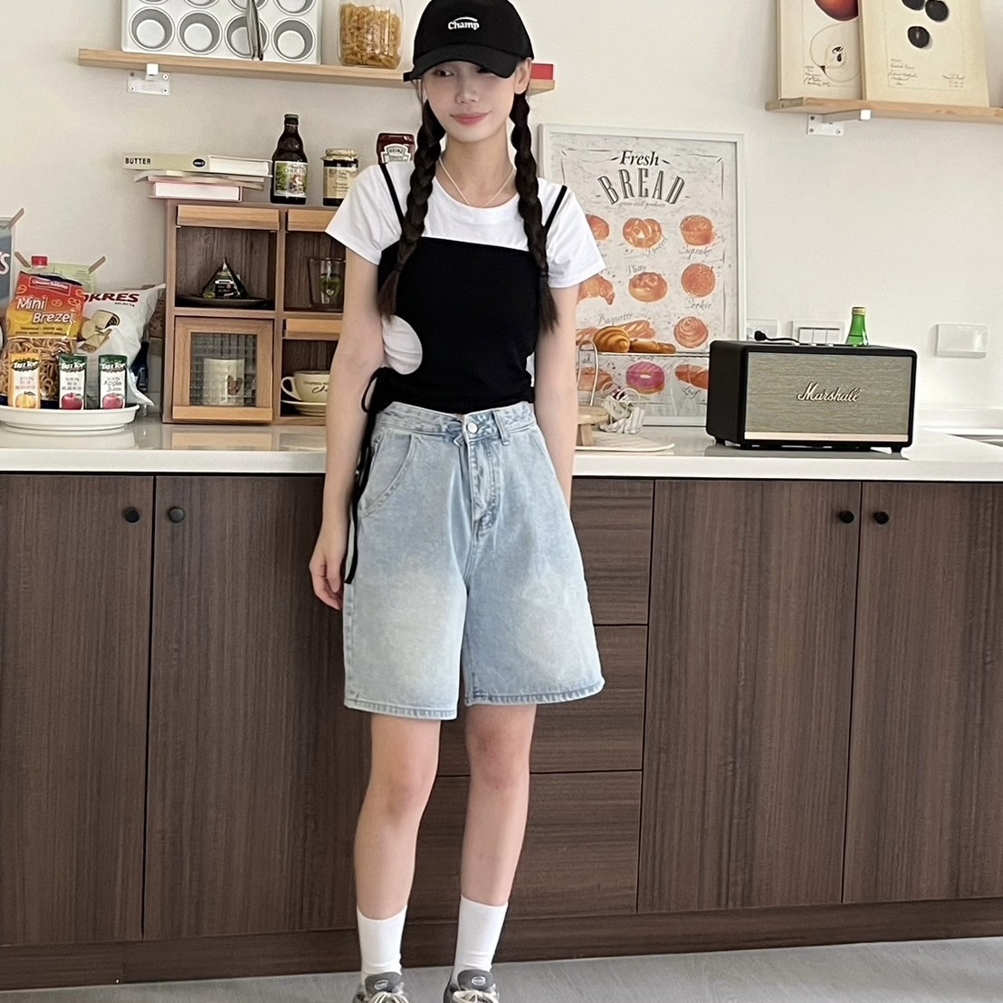 新色回歸!! 軟Q☁️合身短版tee