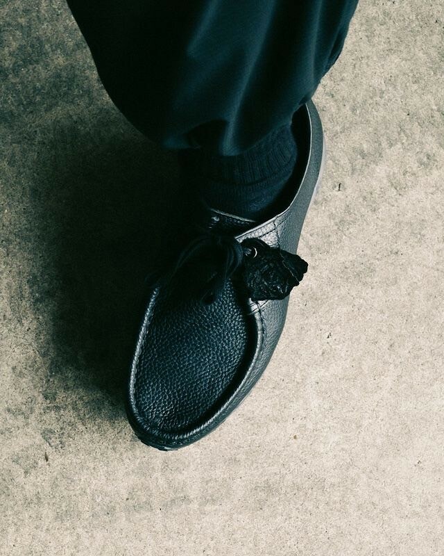 靴 COOTIE PRODUCTIONS/Air Moccasins 27cm COOTIE PRODUCTIONS - AIR MOCCASINS (SHRINK) / BLACK