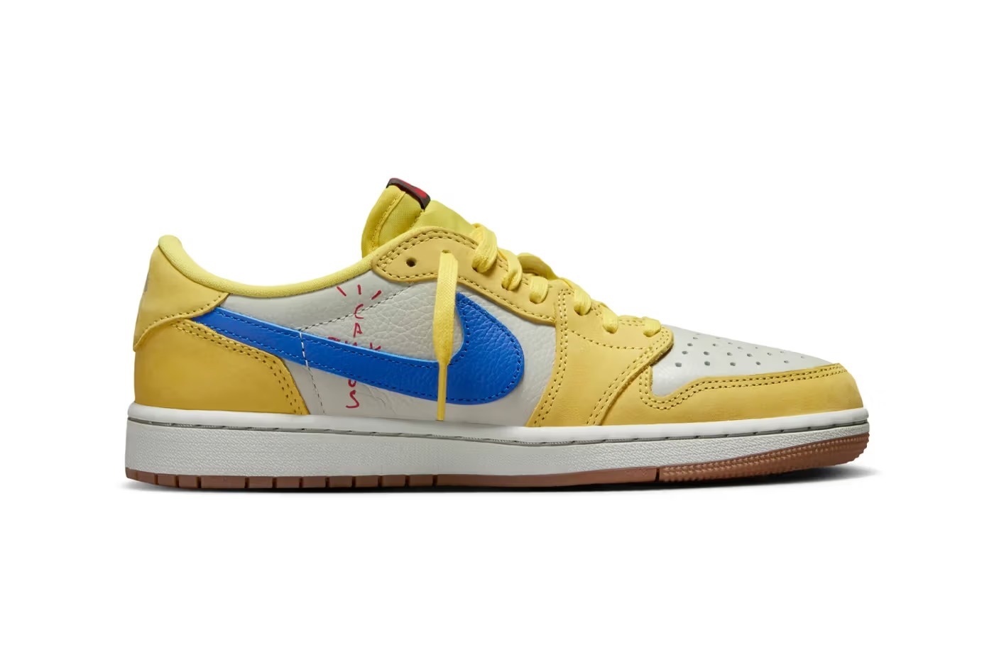 {現貨} Travis Scott x Air Jordan 1 Low OG "Canary" Womens DZ4137-700