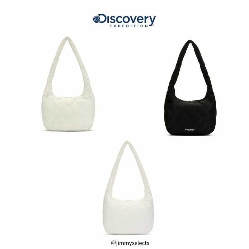 【代購】Discovery 絎縫單肩大包 DWRL64043-WHS