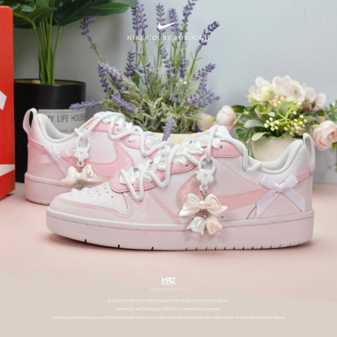 nike court borough low vintage floral