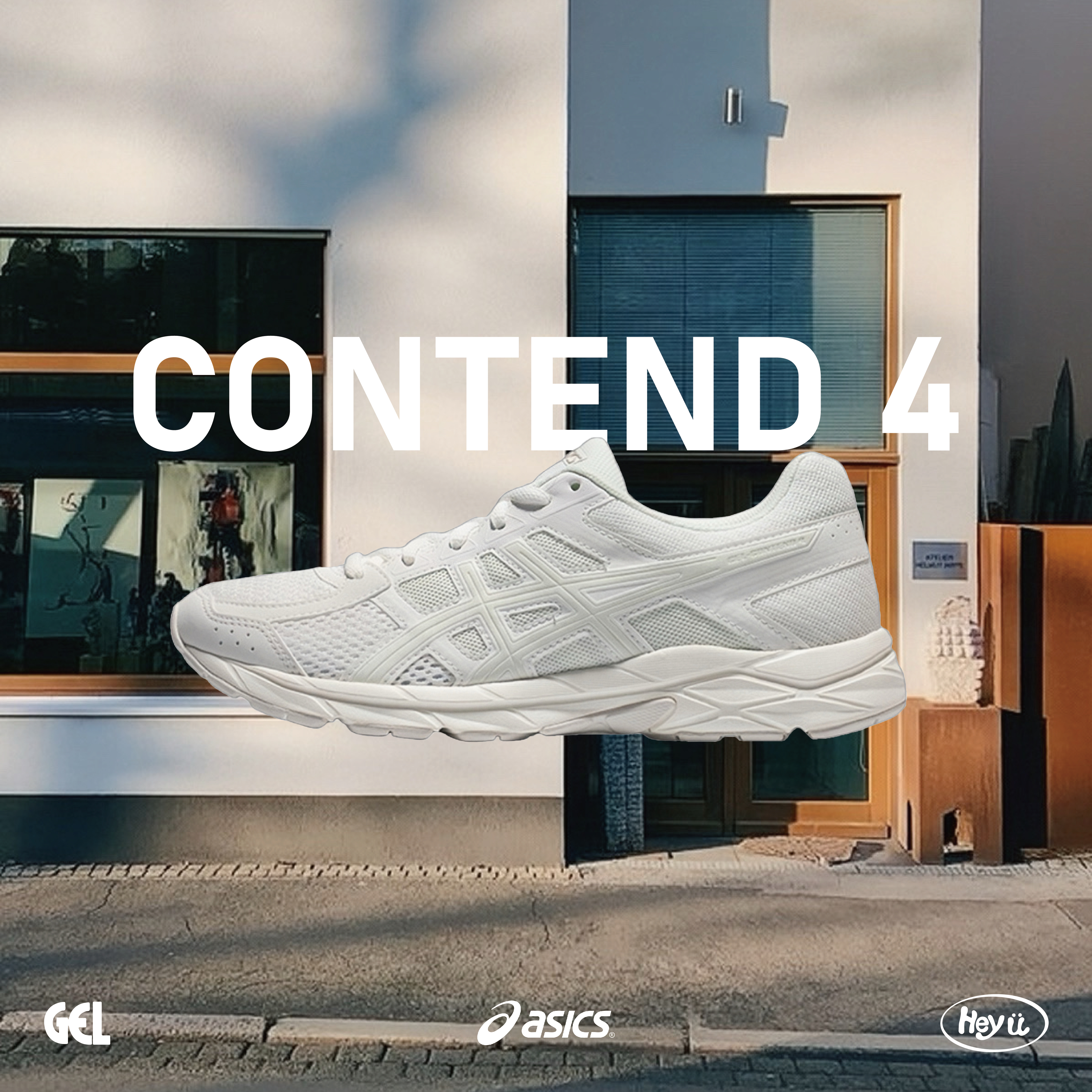 Asics Gel-Contend 4 (白) 女款