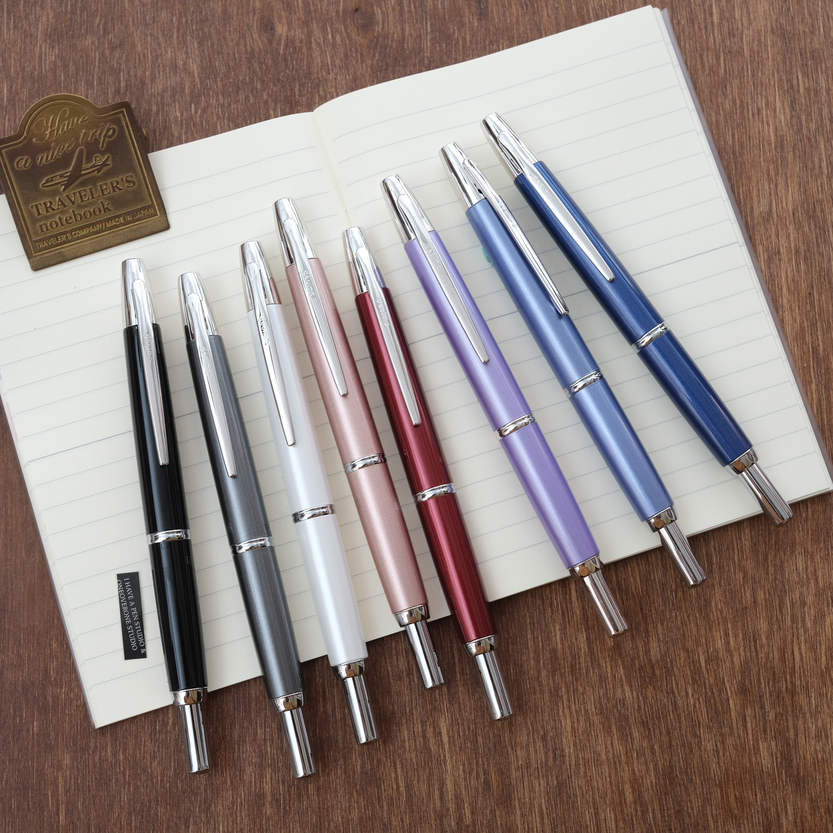 Capless decimo 18K 按壓式鋼筆｜日本 百樂