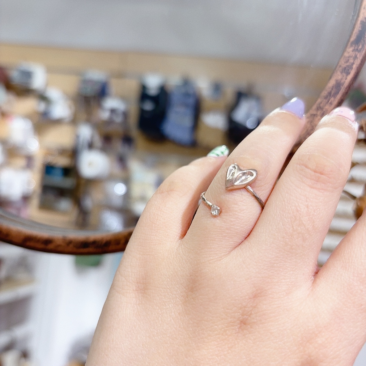 金屬心形戒指
