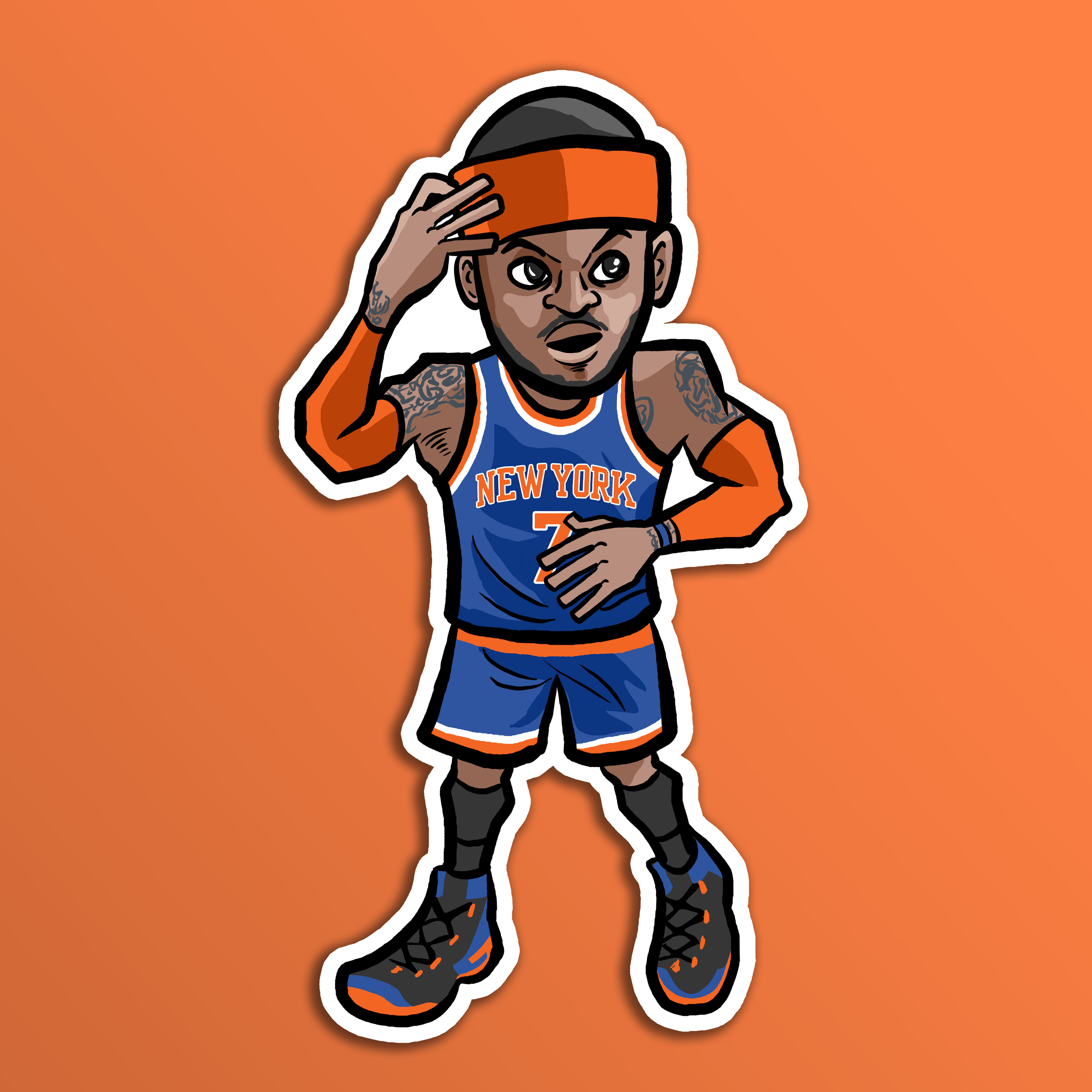 Carmelo Anthony  貼紙