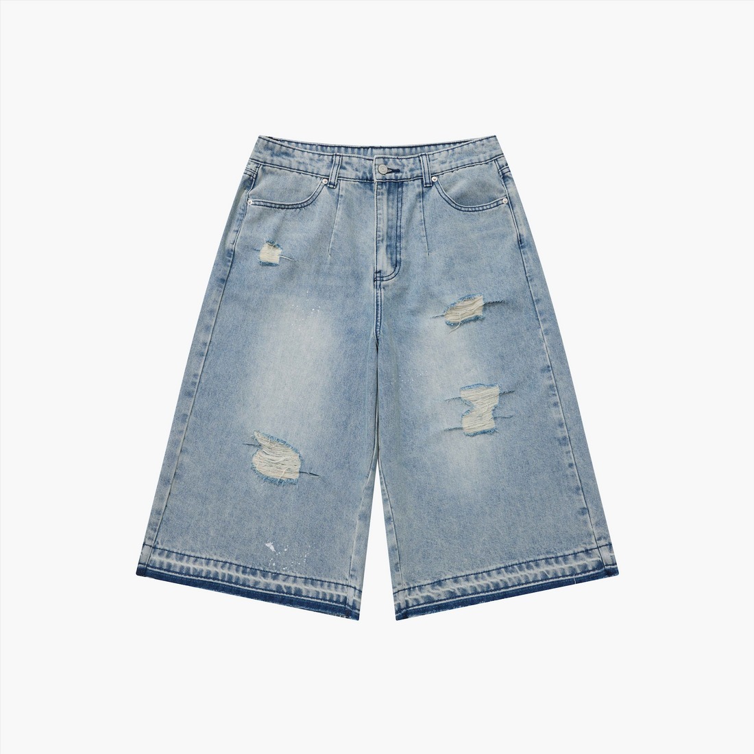 SENSE Destoryed Capri Pants