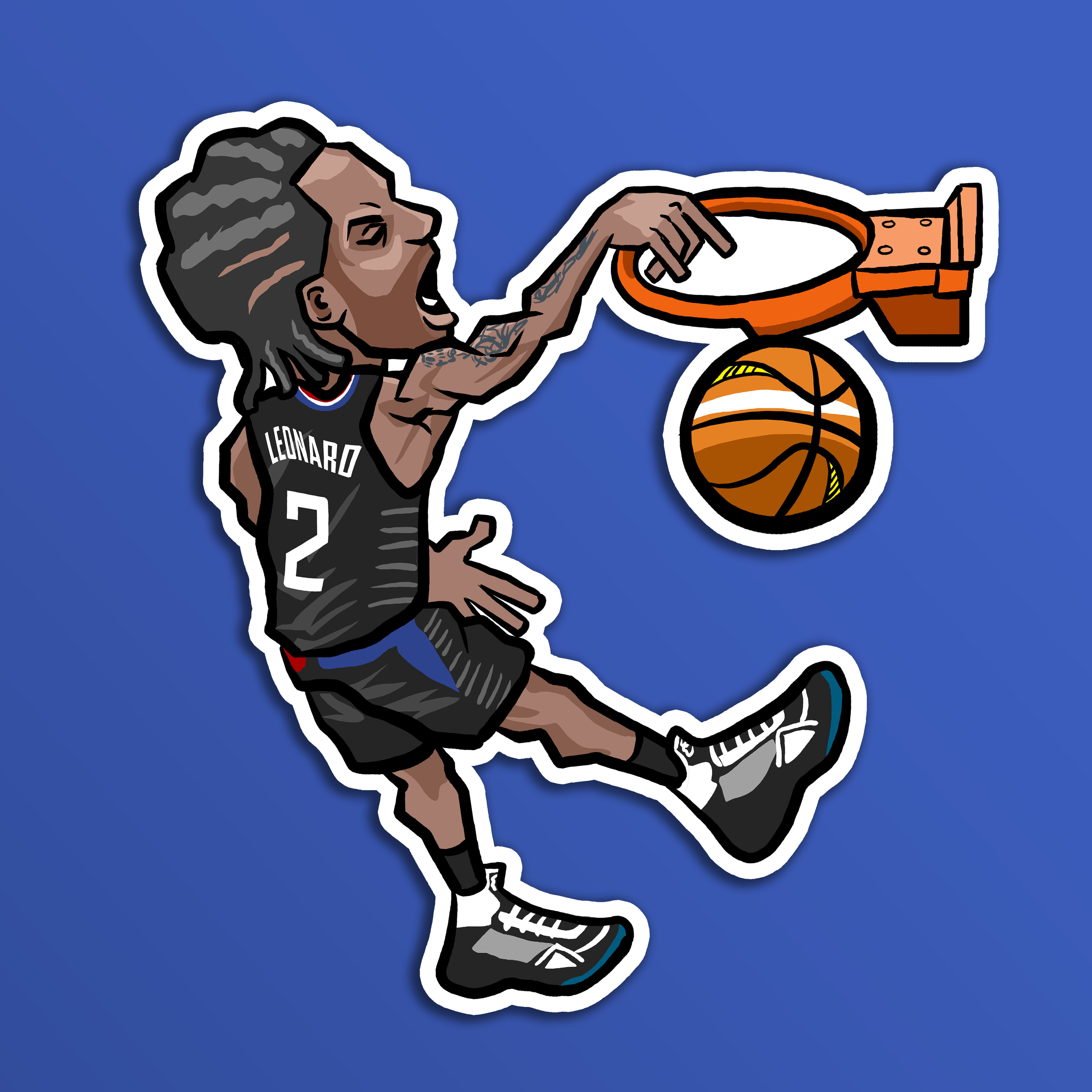 Kawhi Leonard 貼紙