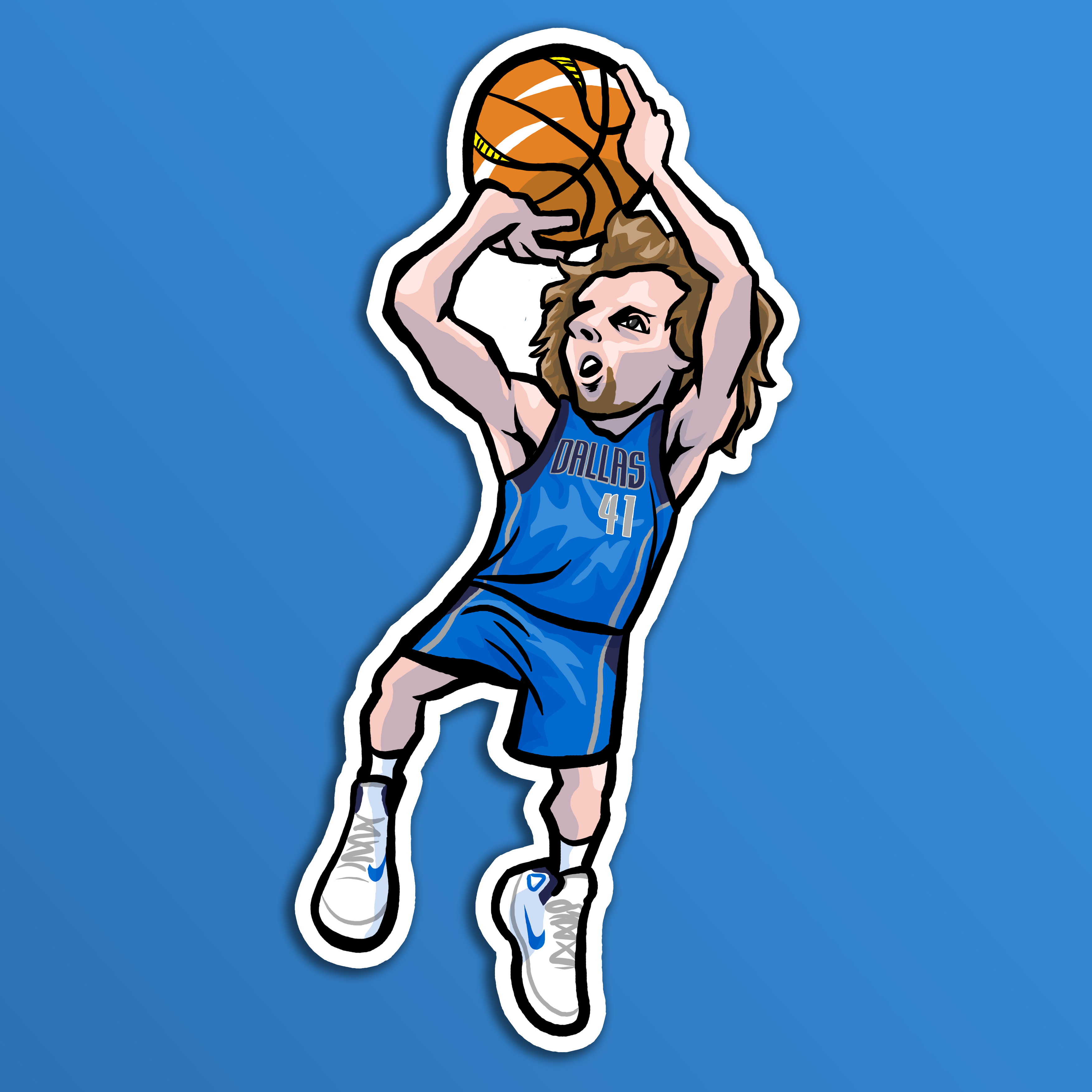 Dirk Nowitzki 貼紙
