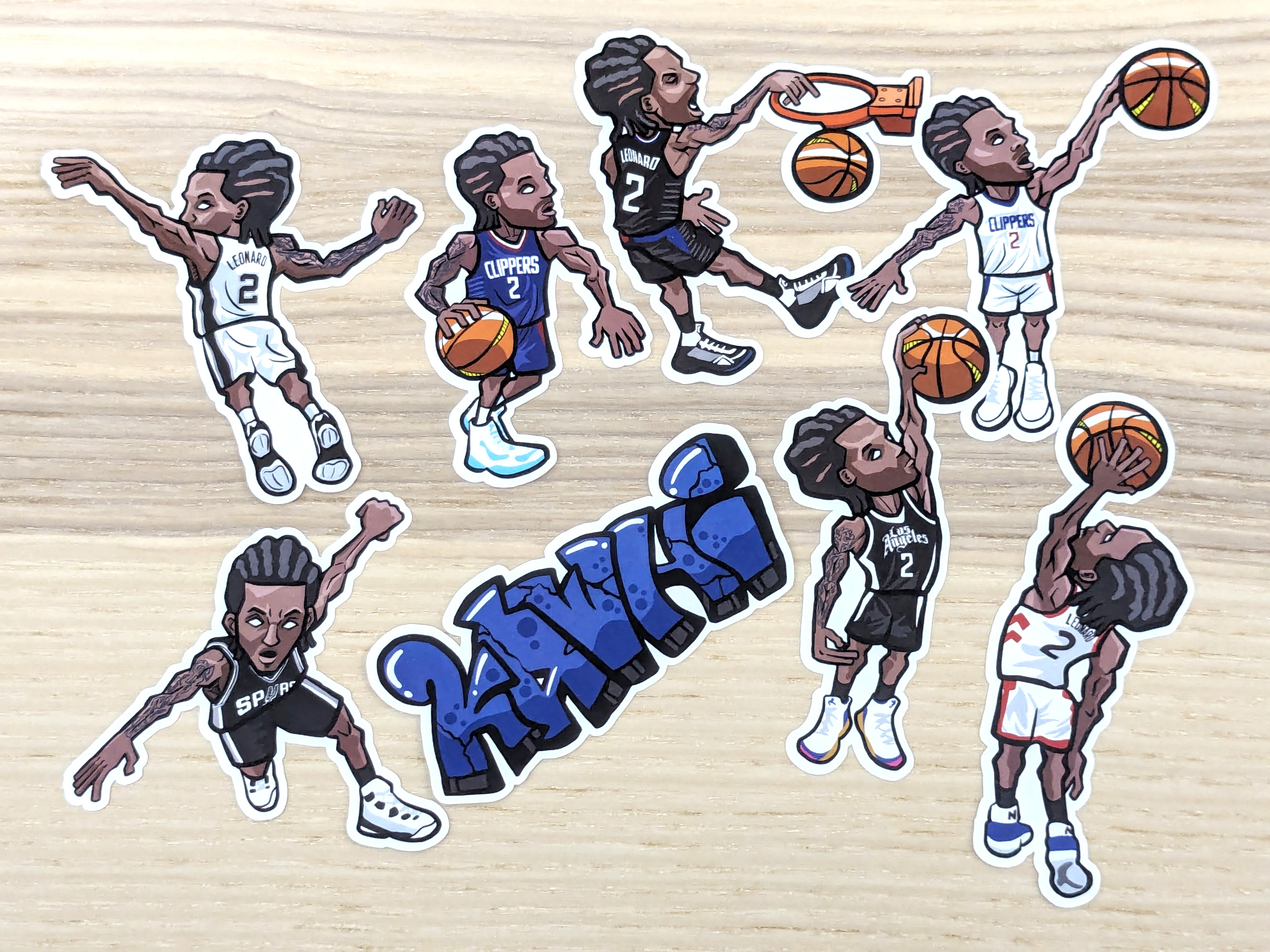 Kawhi Leonard 貼紙