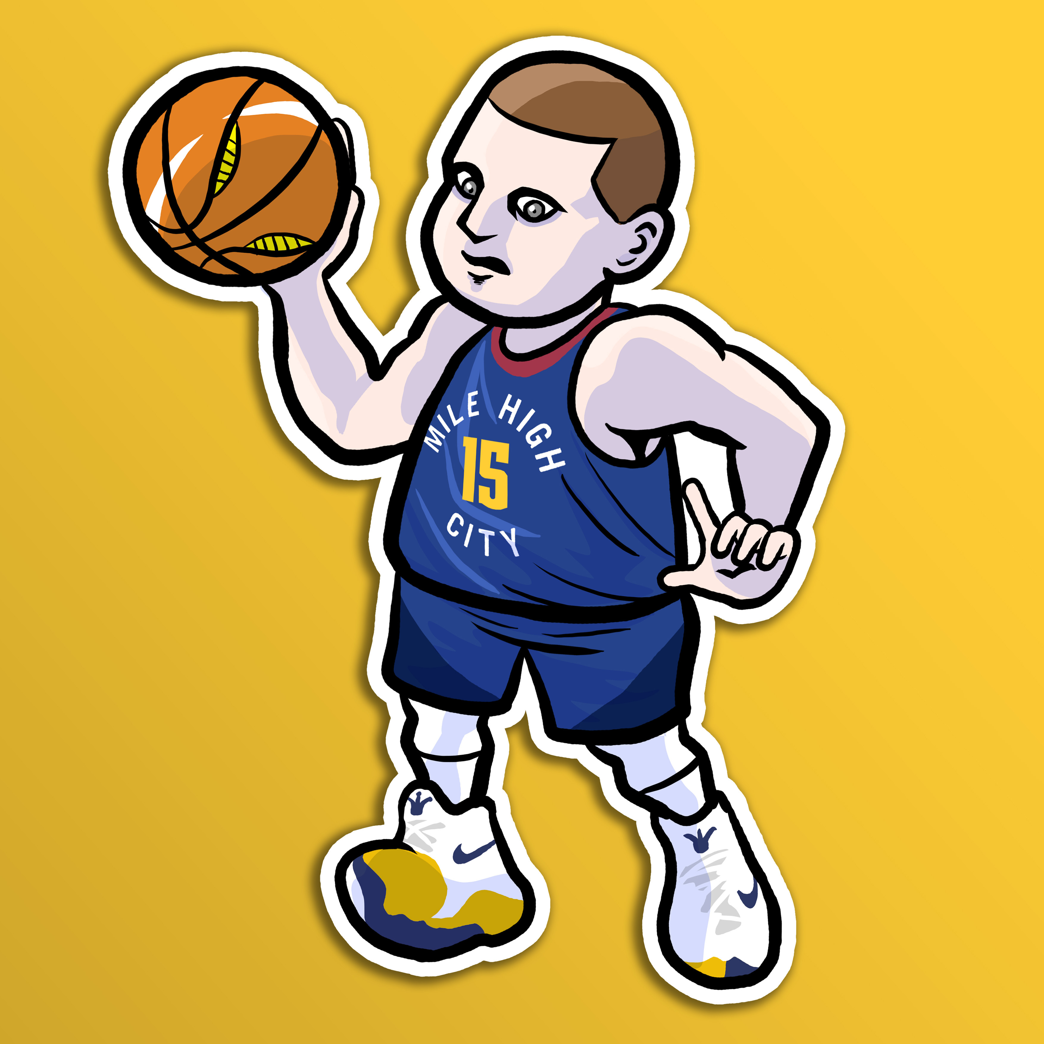 Nikola Jokic 貼紙