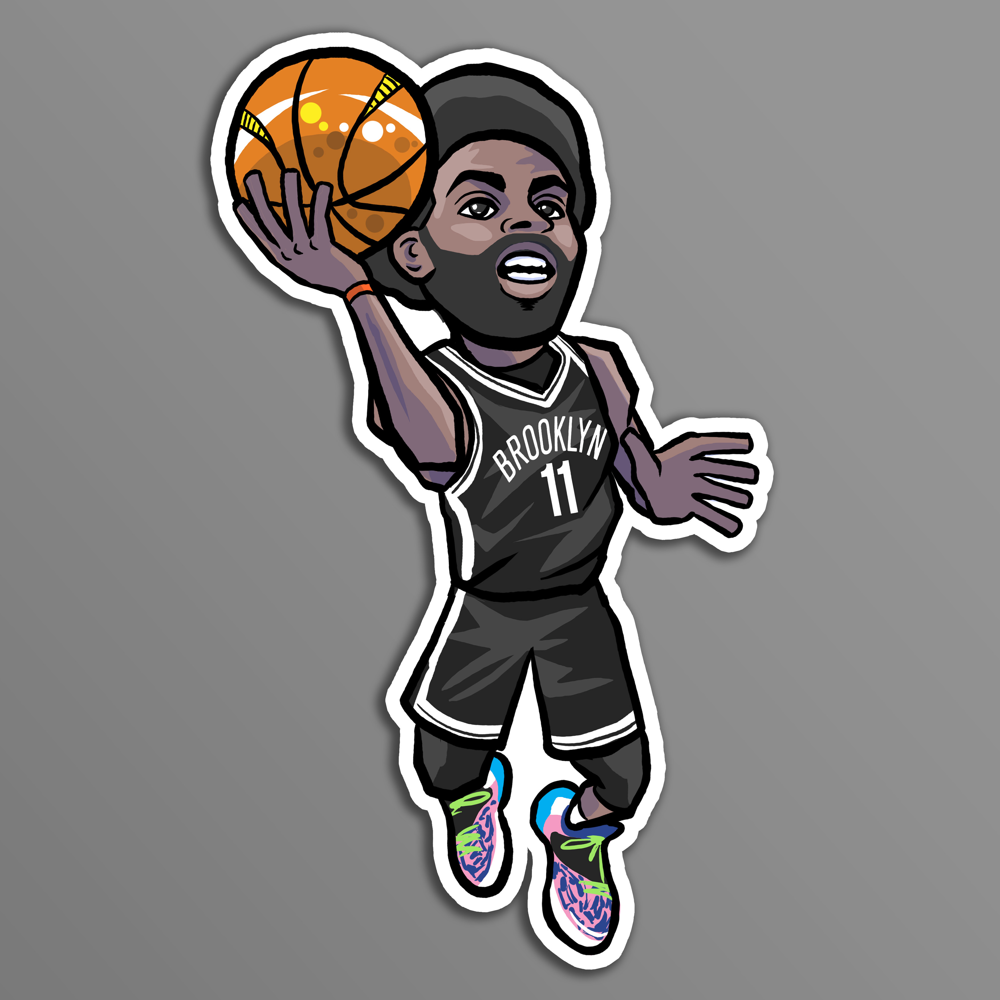 Nets Kyrie Irving 貼紙