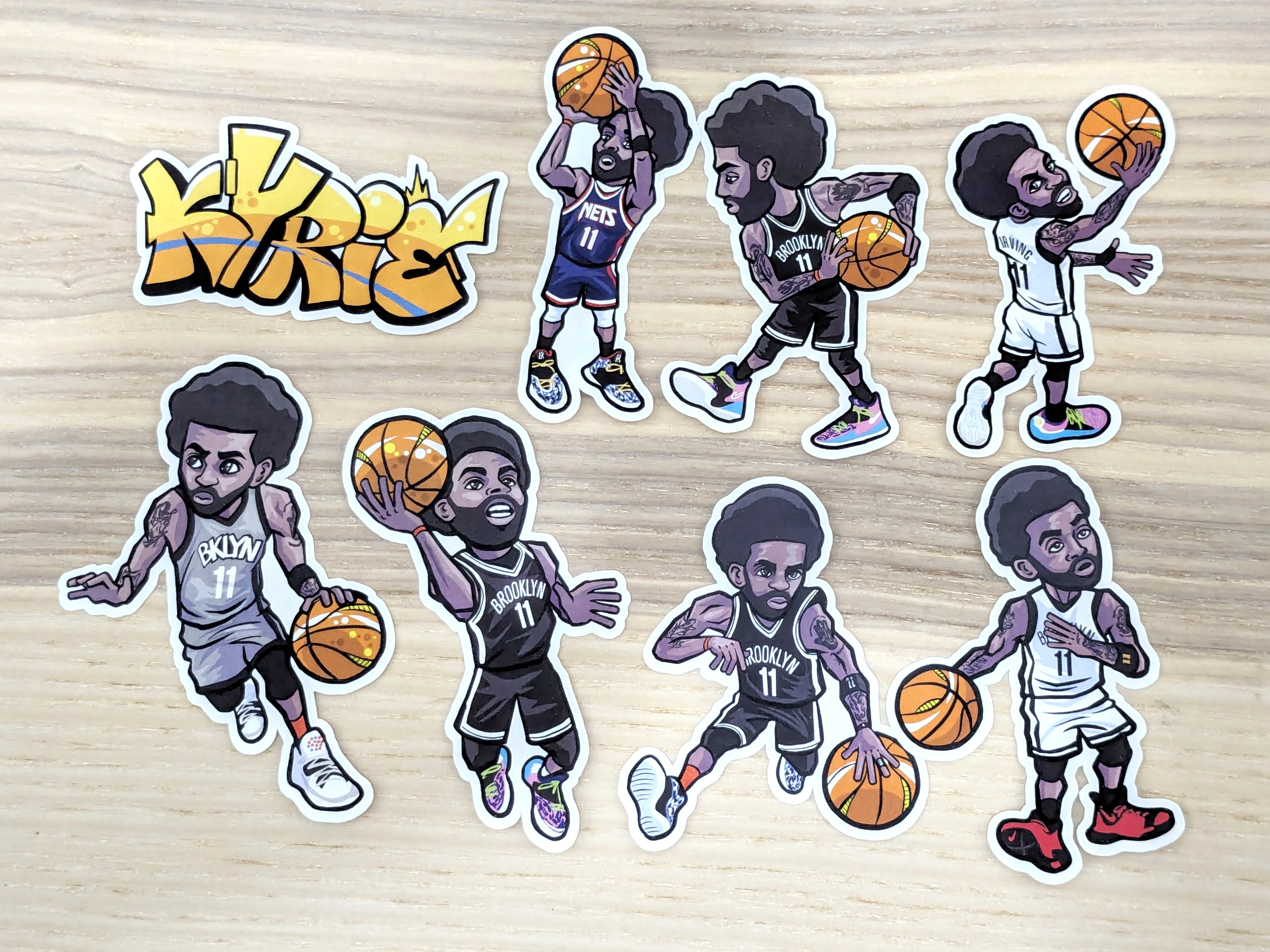 Nets Kyrie Irving 貼紙