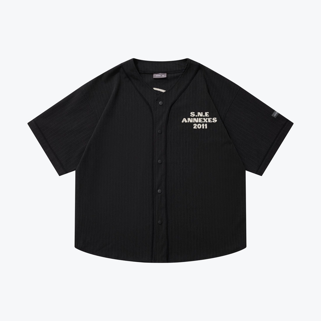 SENSE SS Stripe Baseball Shirt